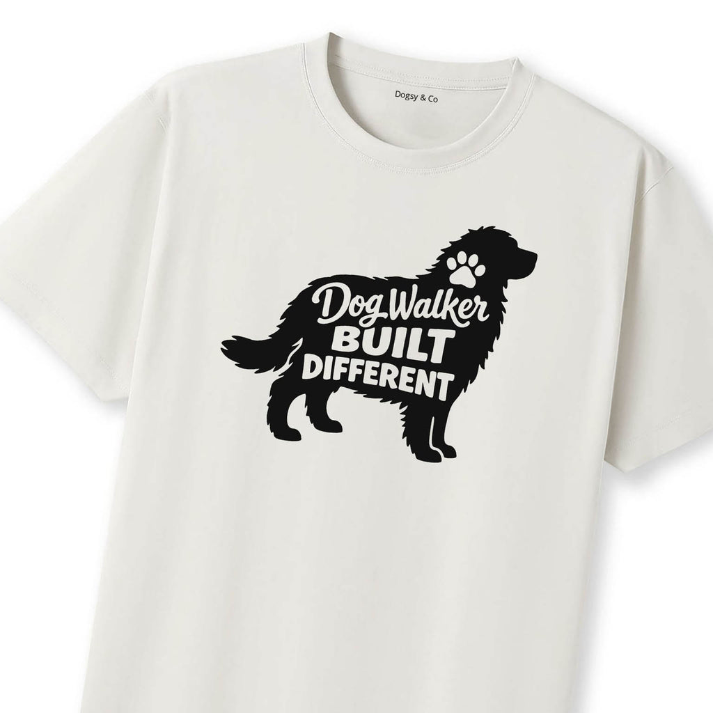 Dog Walker Built Different T-Shirt - image 10