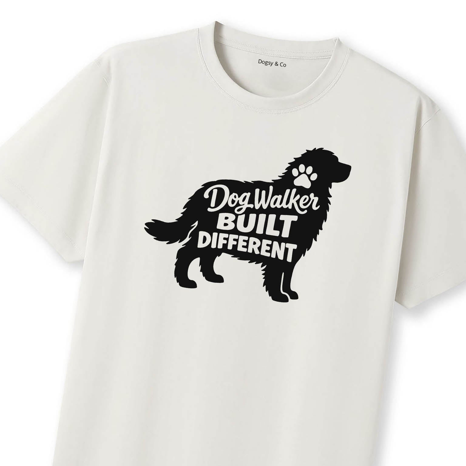 Dog Walker Built Different T-Shirt - image 10