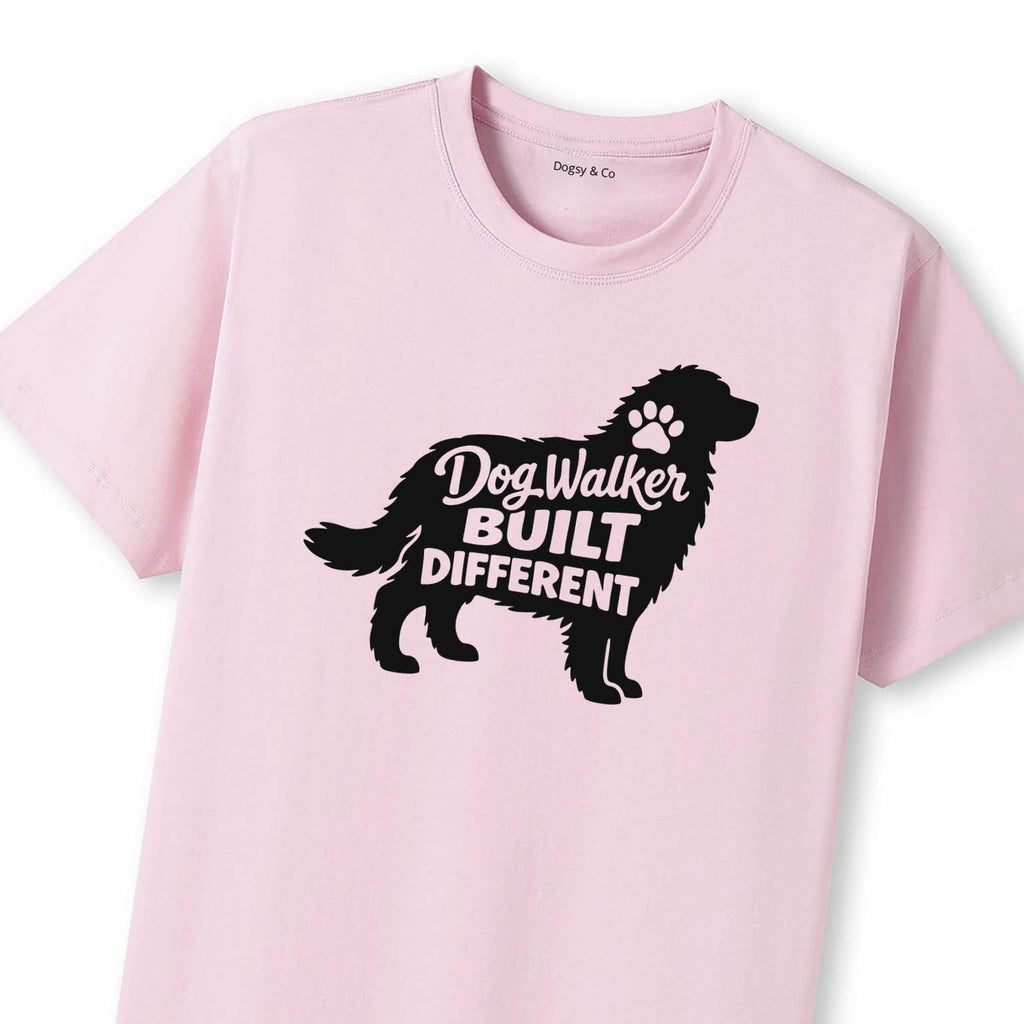 Dog Walker Built Different T-Shirt - image 11