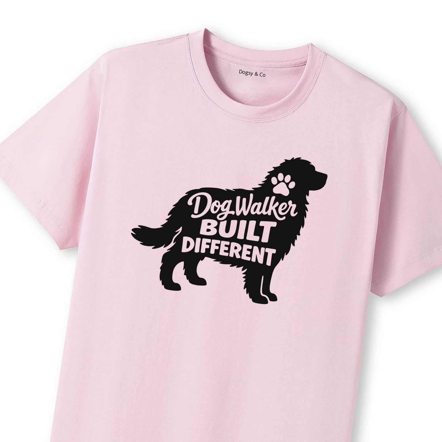 Dog Walker Built Different T-Shirt - image 11