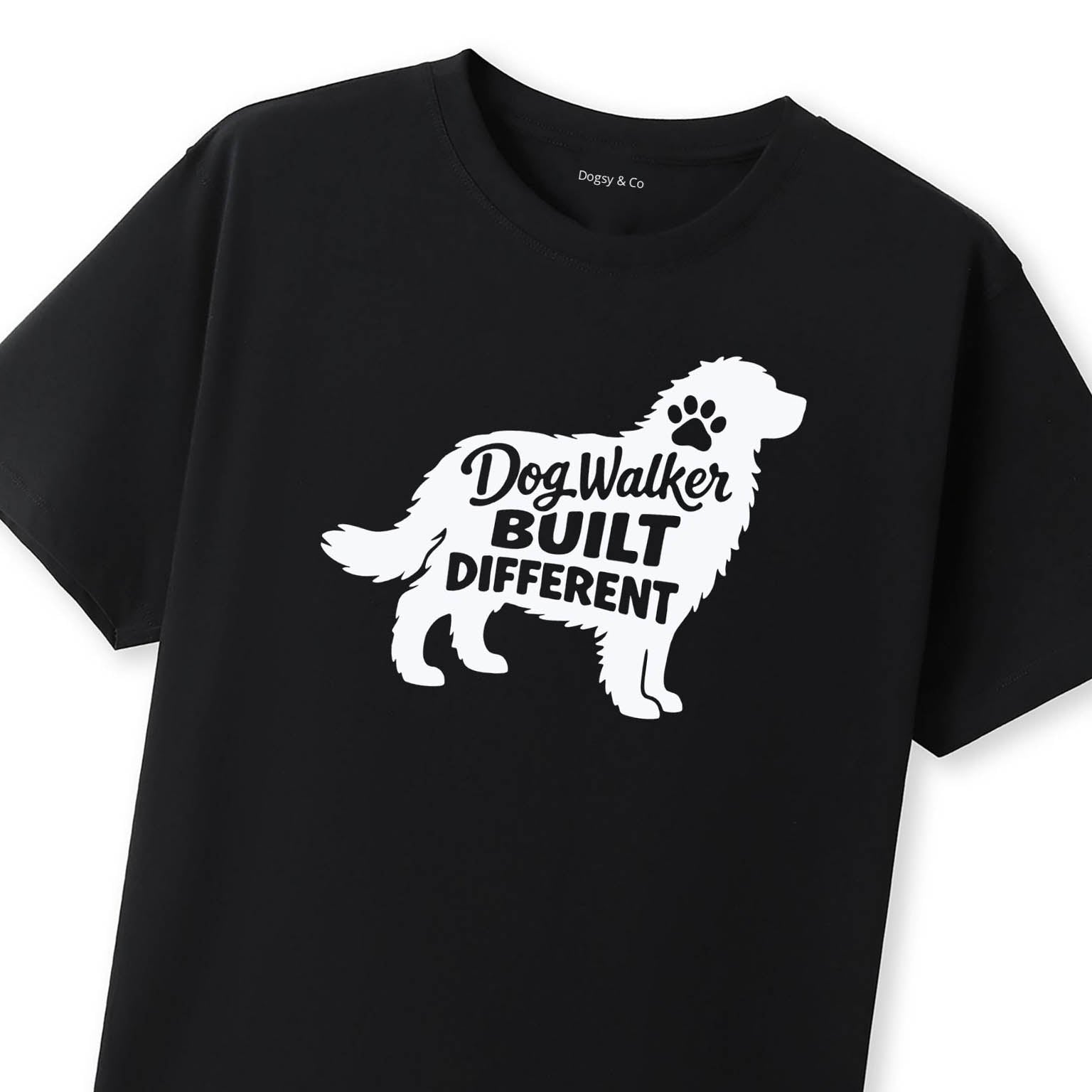 Dog Walker Built Different T-Shirt - image 12