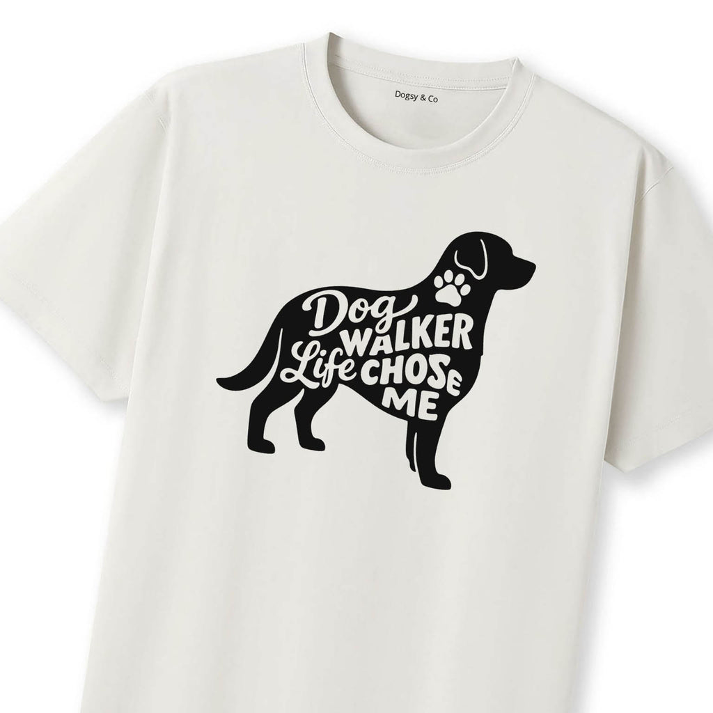 Dog Walker Life Chose Me T-Shirt - image 10