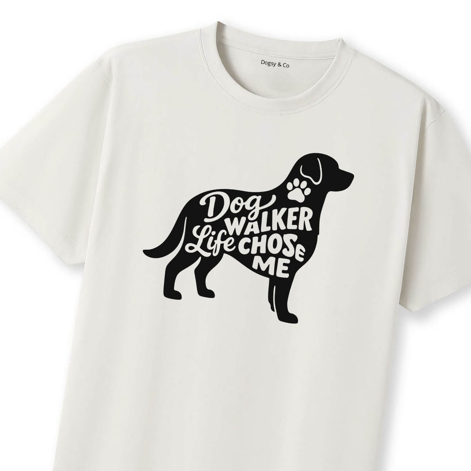 Dog Walker Life Chose Me T-Shirt - image 10