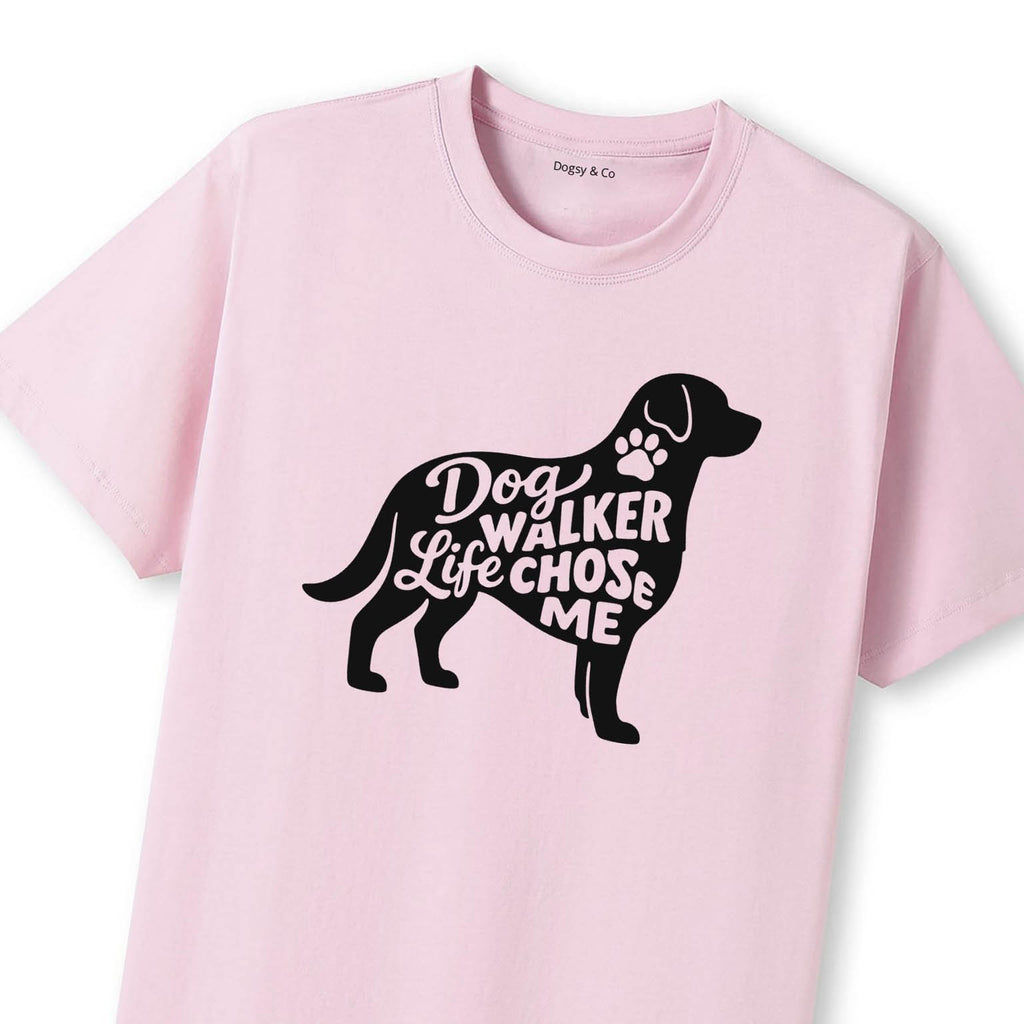 Dog Walker Life Chose Me T-Shirt - image 11