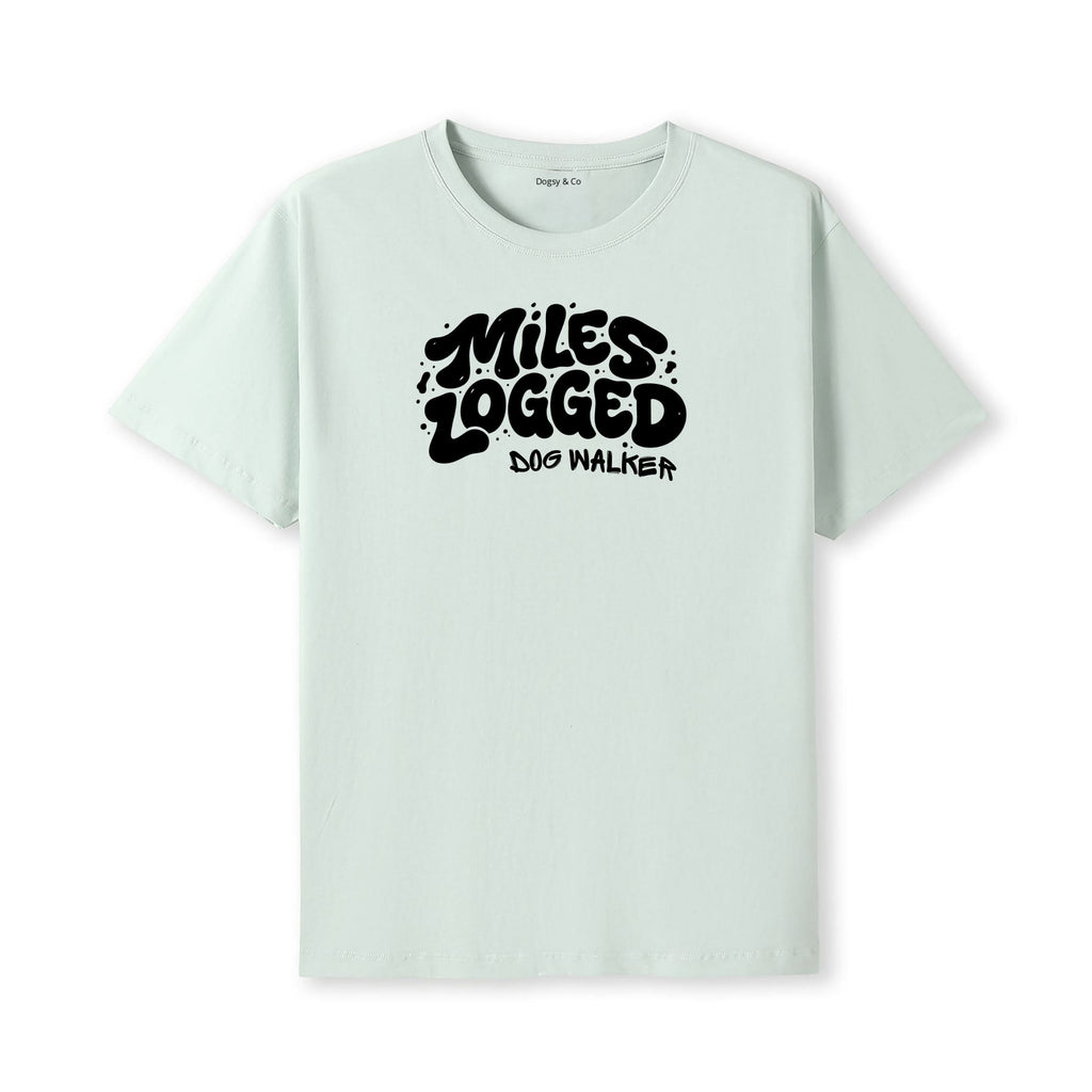 Miles Logged - Dog Walker T-Shirt - alternate view