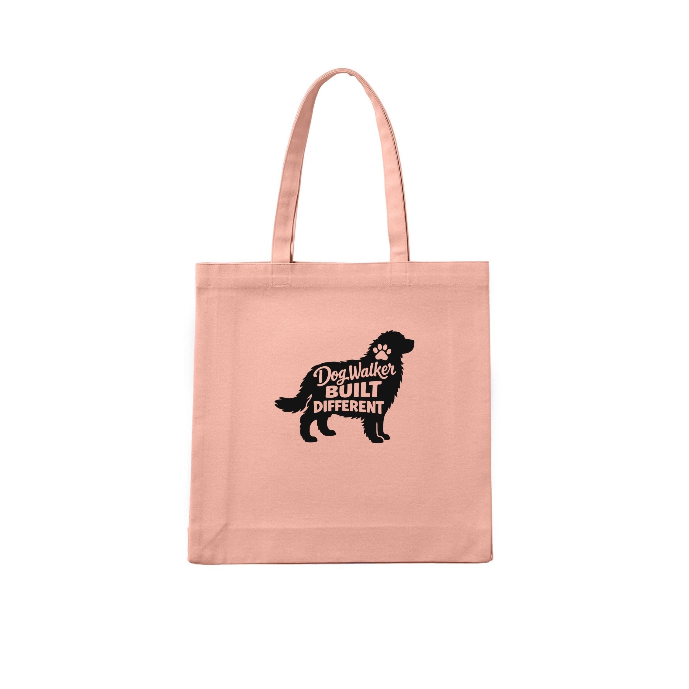 Dog Walker Built Different Tote Bag - detail view