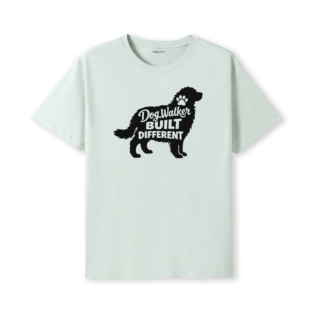 Dog Walker Built Different T-Shirt - alternate view
