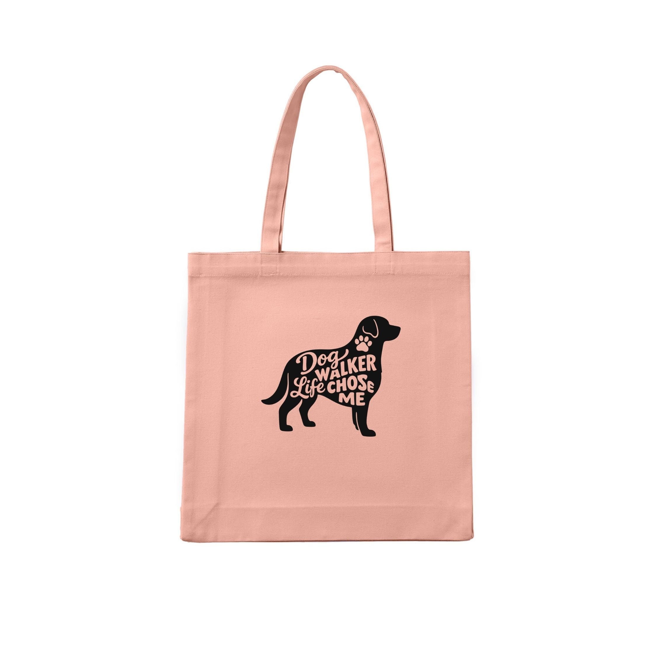 Dog Walker Life Chose Me Tote Bag - detail view
