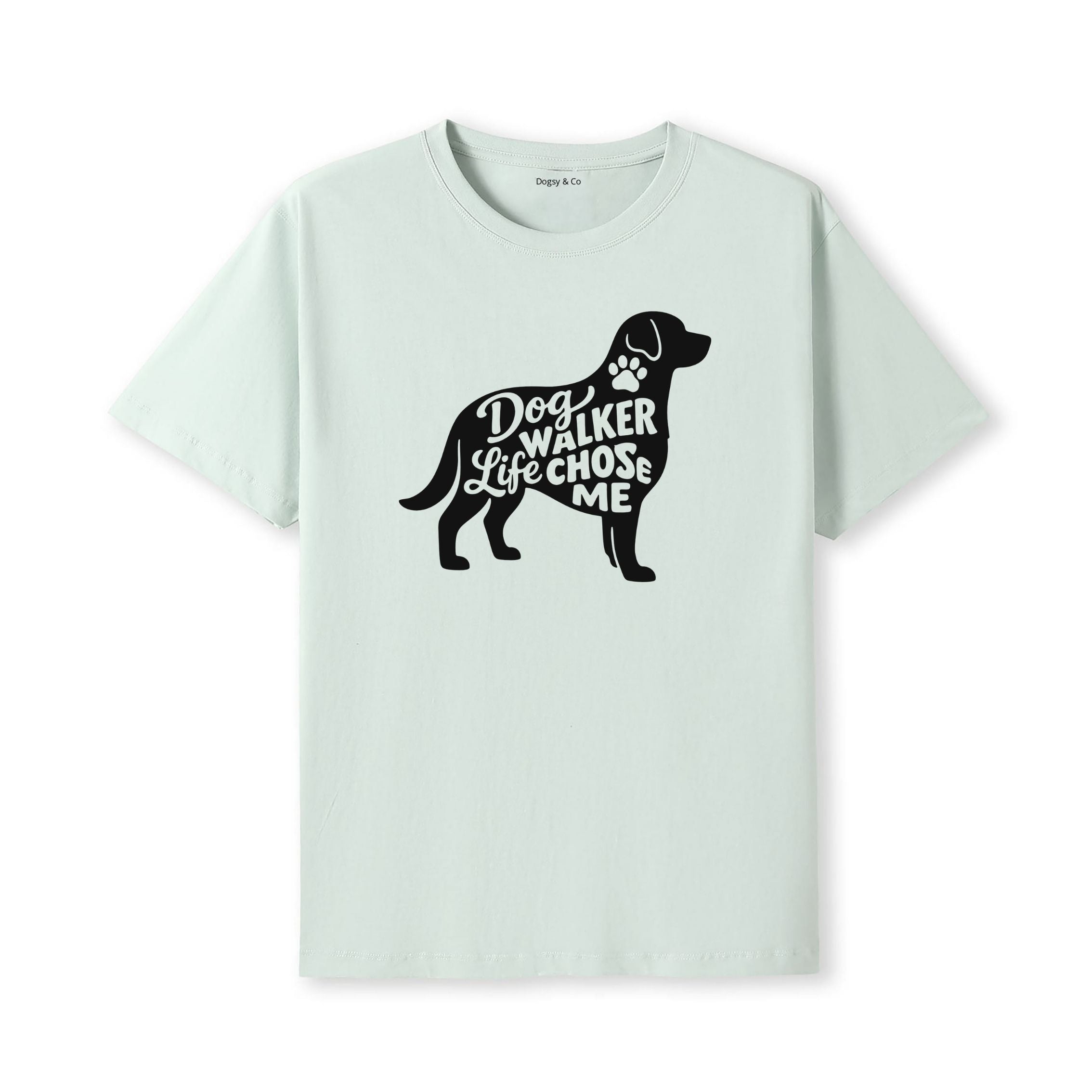 Dog Walker Life Chose Me T-Shirt - alternate view