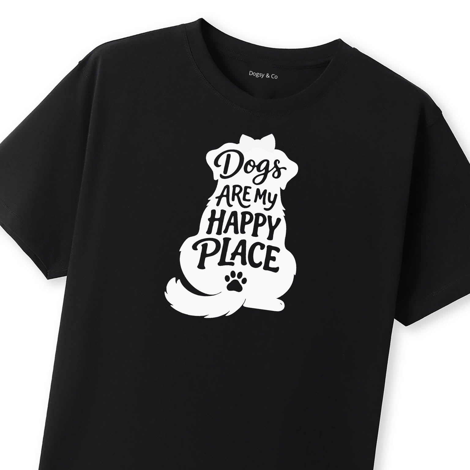 Dogs Are My Happy Place 2 T-Shirt - image 10