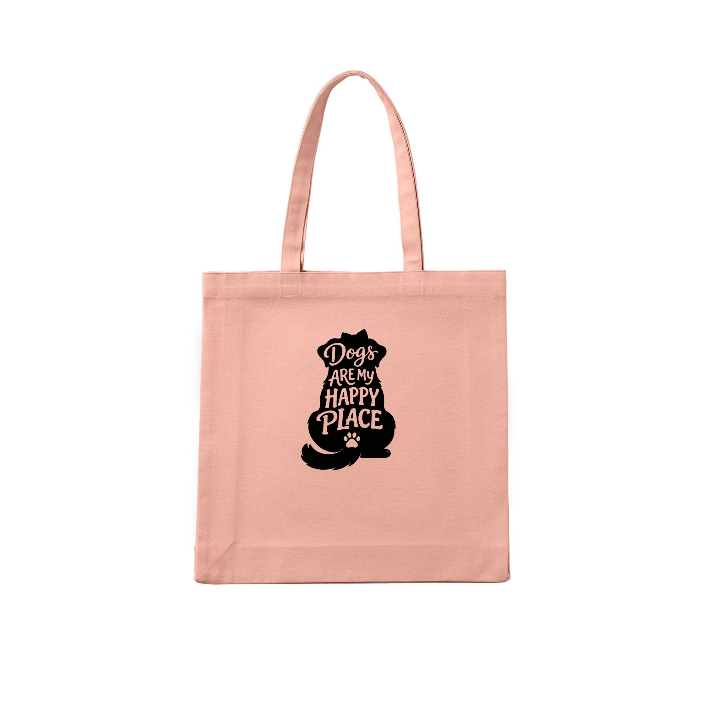 Dogs Are My Happy Place Tote Bag - detail view