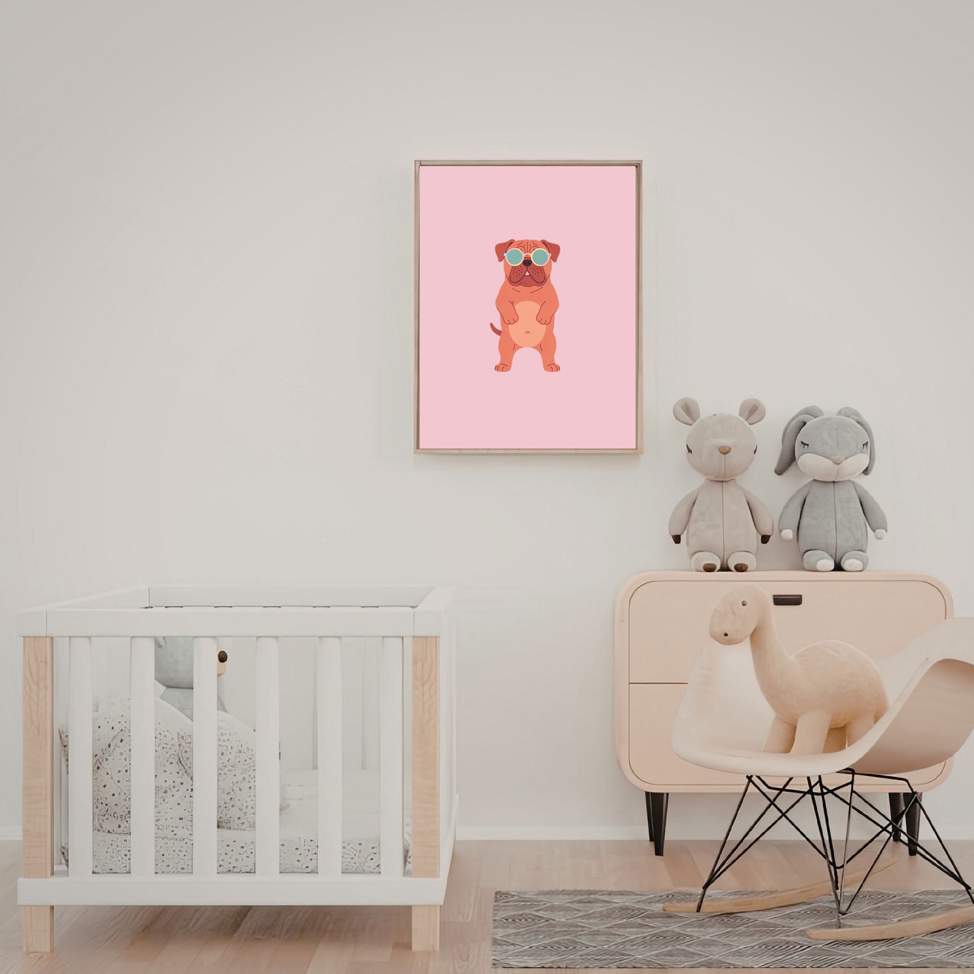 Dogue de Bordeaux Kids Nursery Wall Art Print Bundle — 22 Dog Costume Designs, 5 Colours, 6 Print Sizes | Digital Download