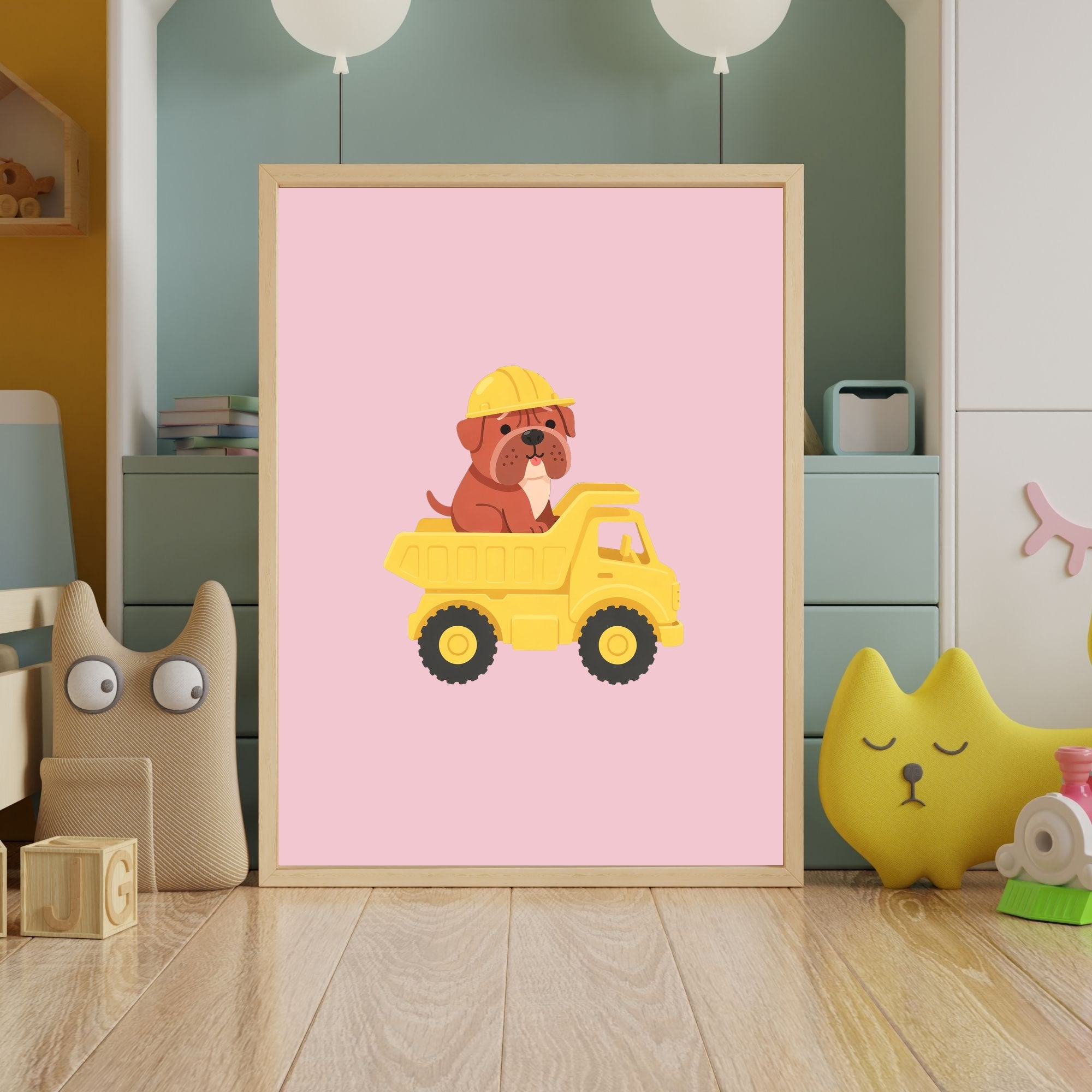 Dogue de Bordeaux Kids Nursery Wall Art Print Bundle — 22 Dog Costume Designs, 5 Colours, 6 Print Sizes | Digital Download