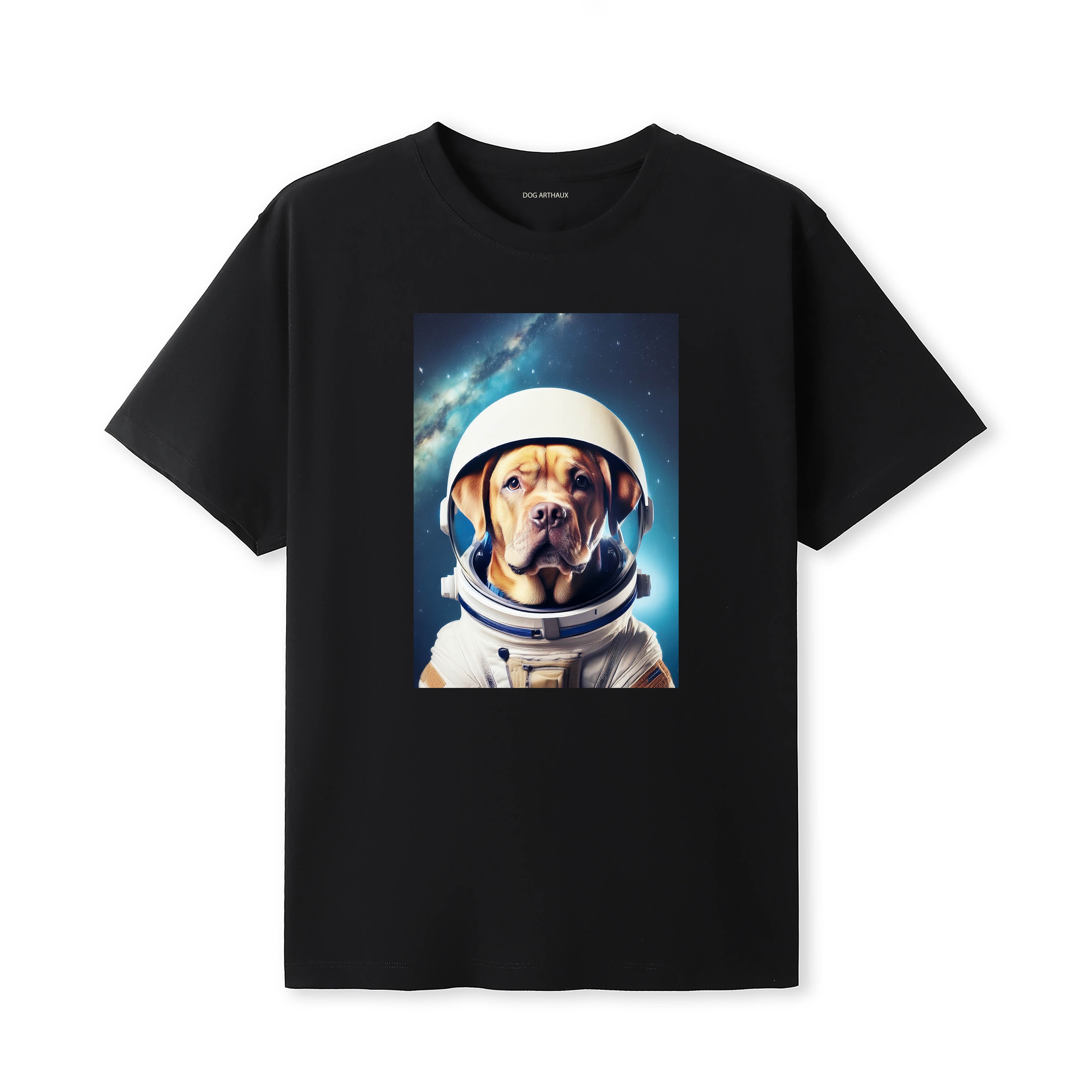 Dogue de Bordeaux Astronaut Dog T-shirt - Black | Dogsy & Co