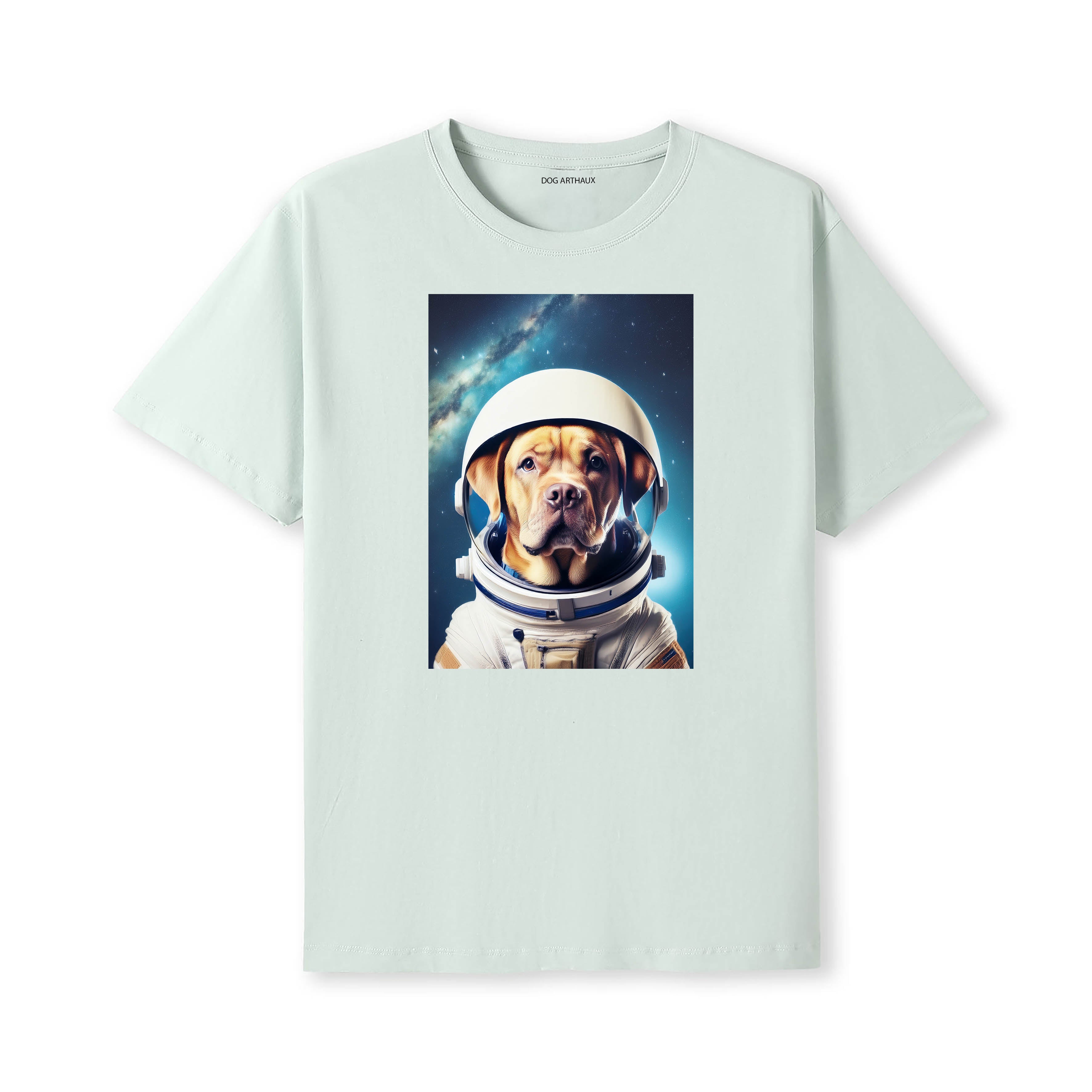 Dogue de Bordeaux Astronaut Dog T-shirt - Mint