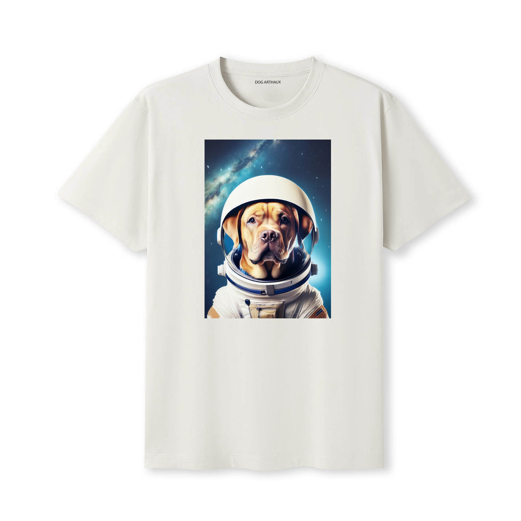 Dogue de Bordeaux Astronaut Dog T-shirt - Natural