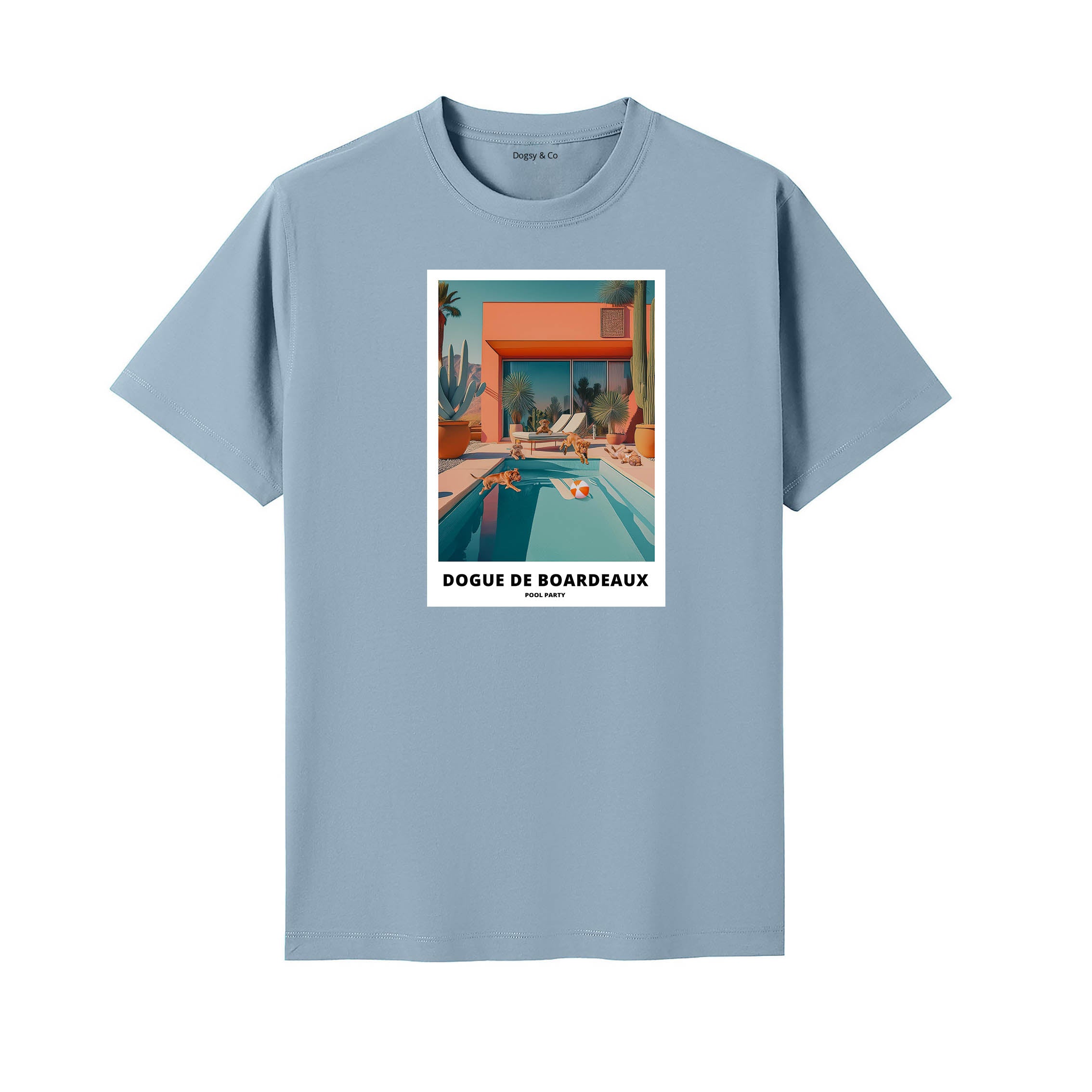 Dogue de Bordeaux Pool Party T-shirt