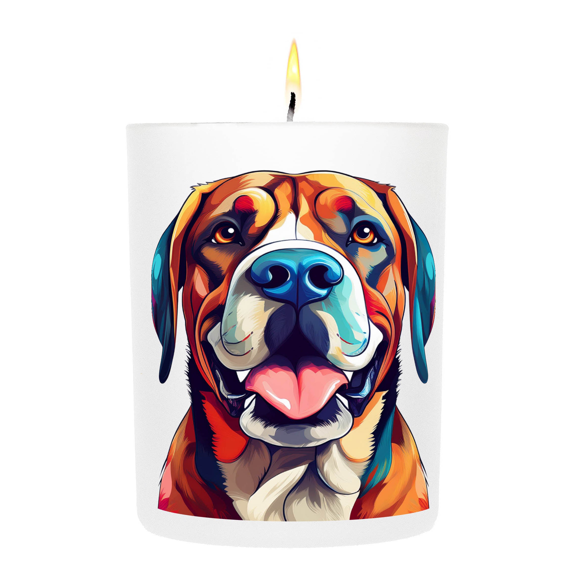 Dogue de Bordeaux Graphic Bold Dog Candle