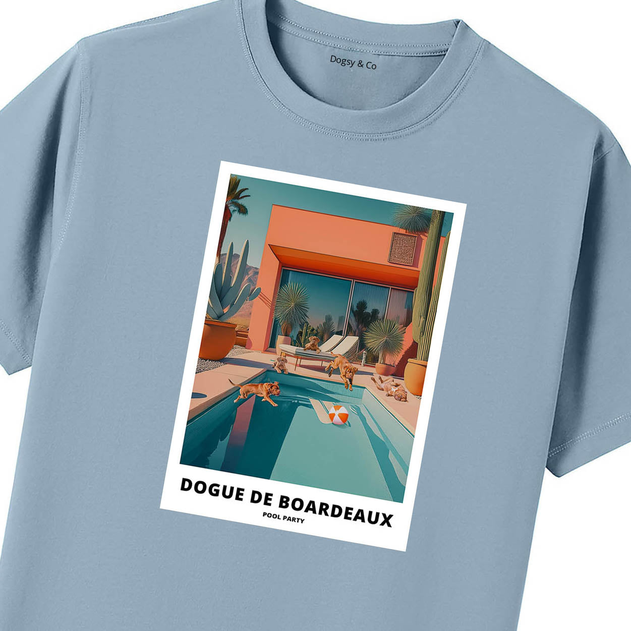 Dogue de Bordeaux Pool Party T-shirt