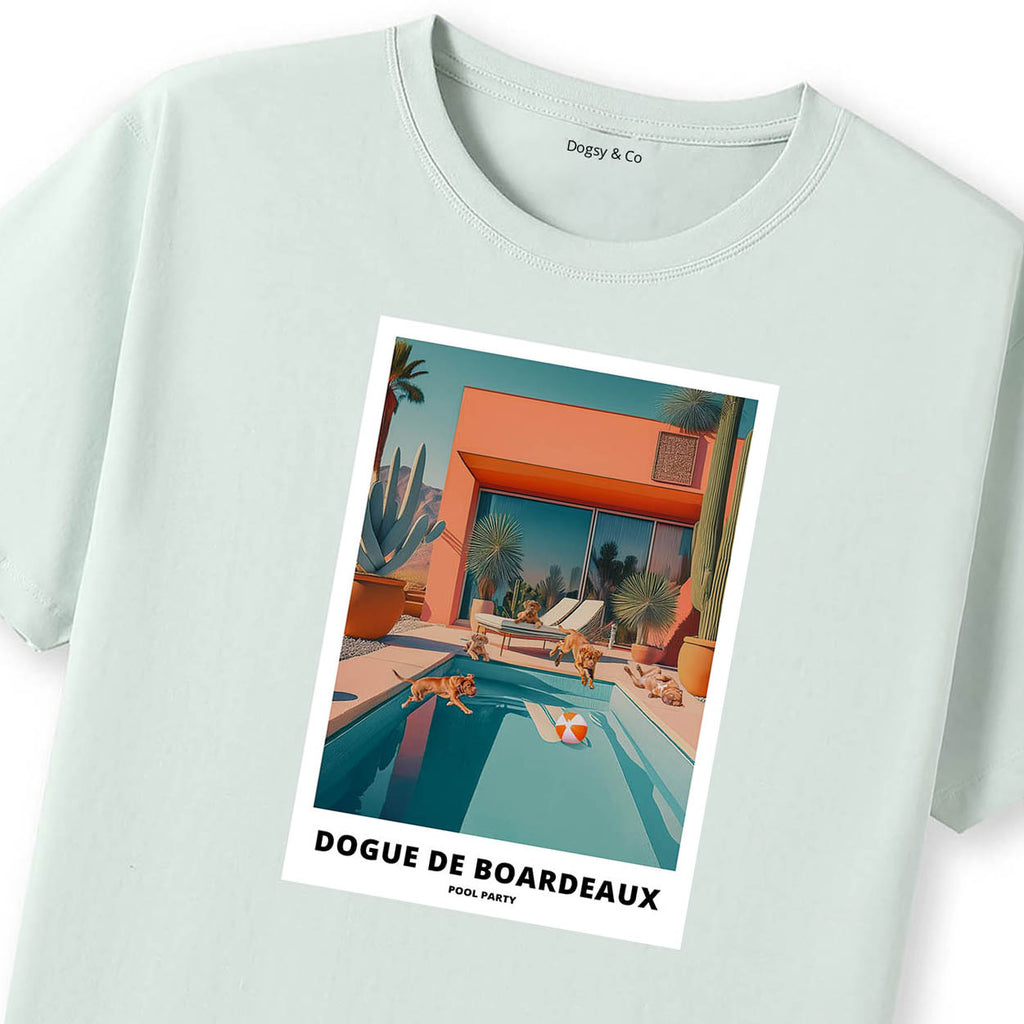 Dogue de Bordeaux Pool Party T-shirt