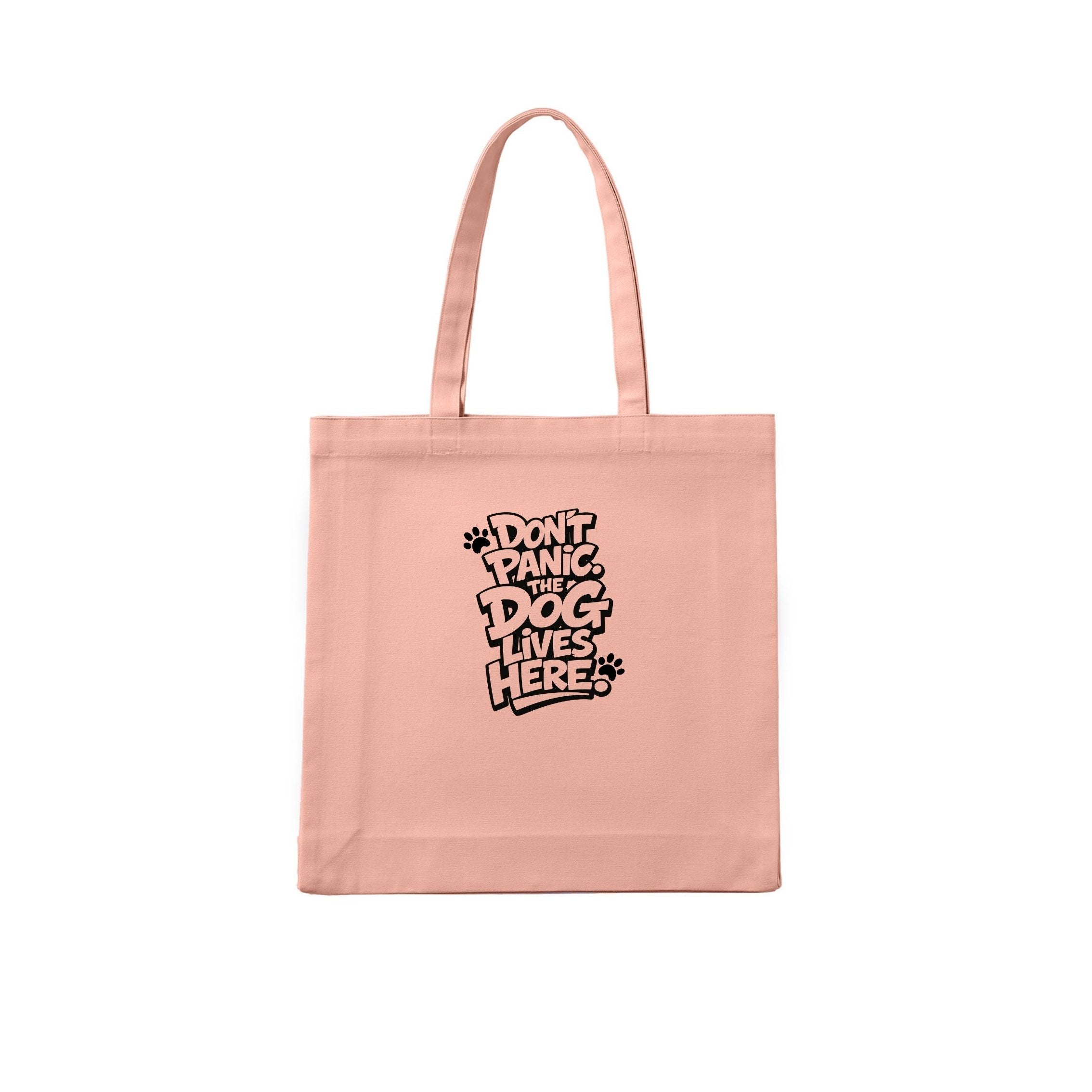 Don't Panic. The Dog Lives Here. Tote Bag - detail view