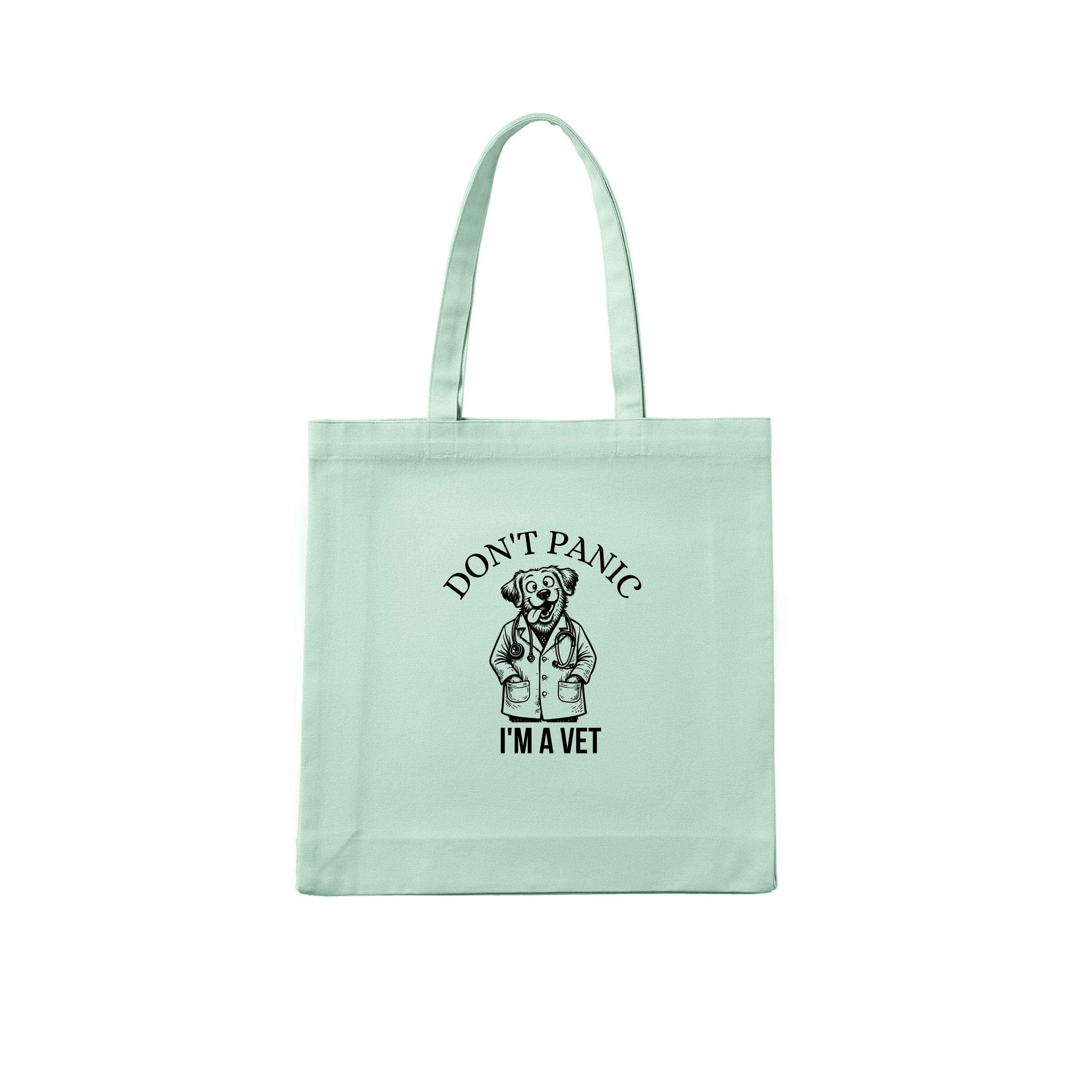Vet Tote Bag Don't Panic - I'm a Vet
