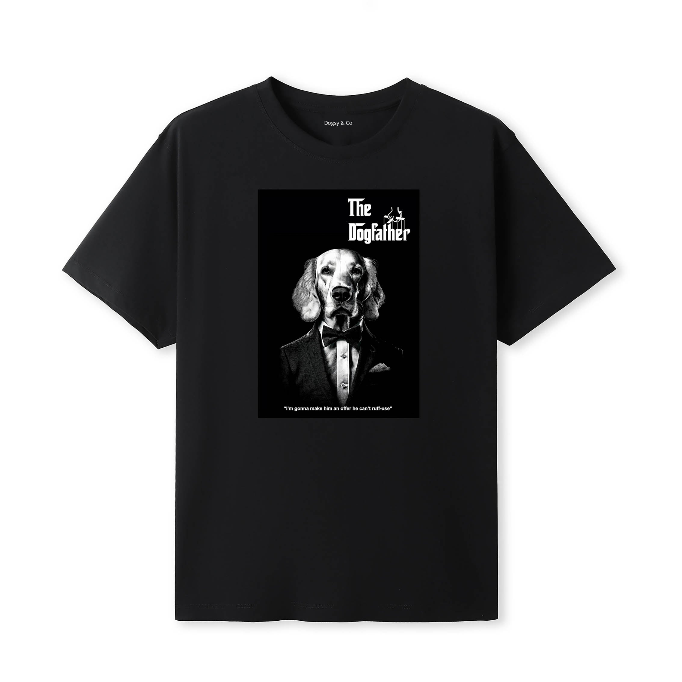 English Setter Dogfather T-Shirt Artwork