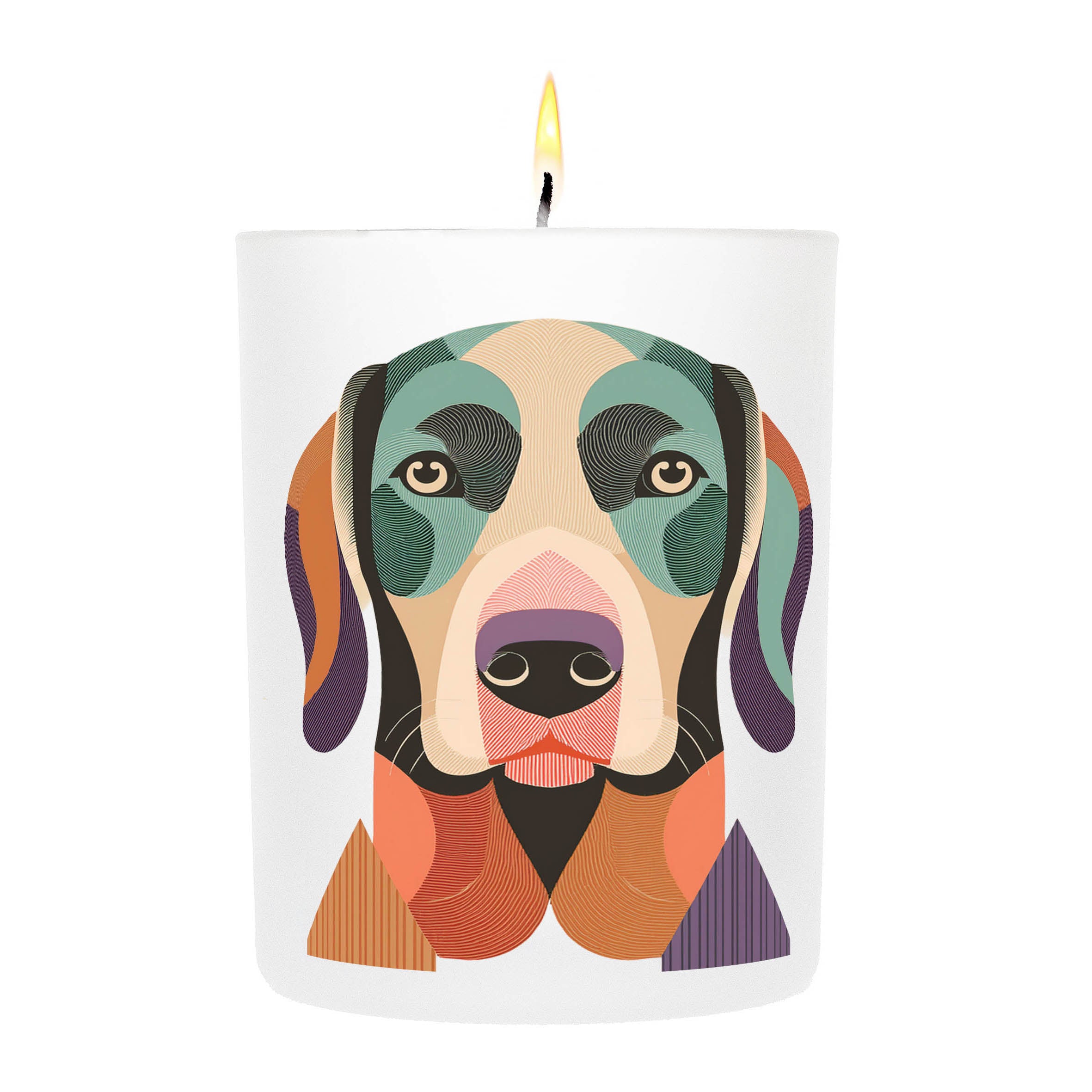 English Setter Graphic Bold Dog Candle