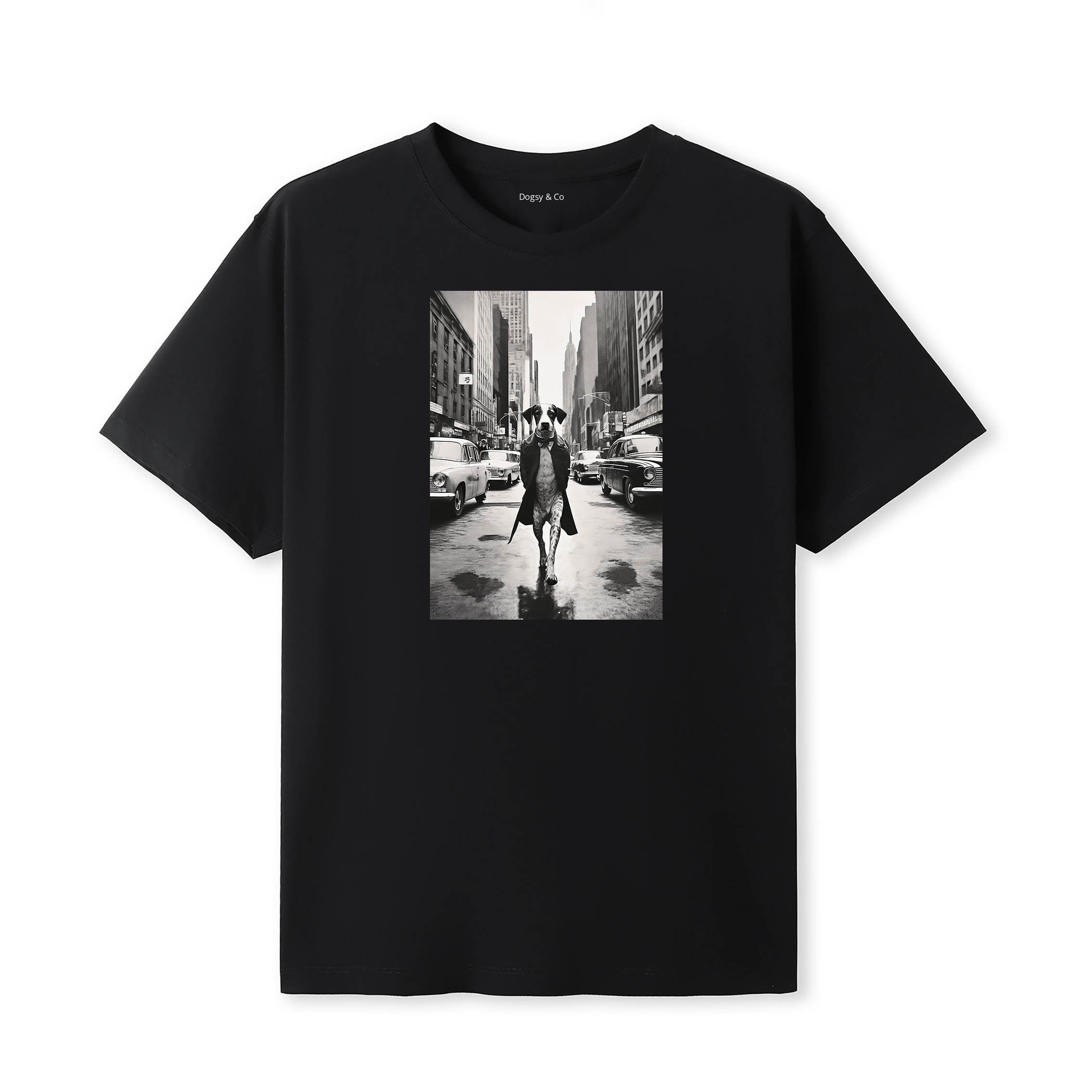 English Pointer Dogsy Dean T-Shirt Black