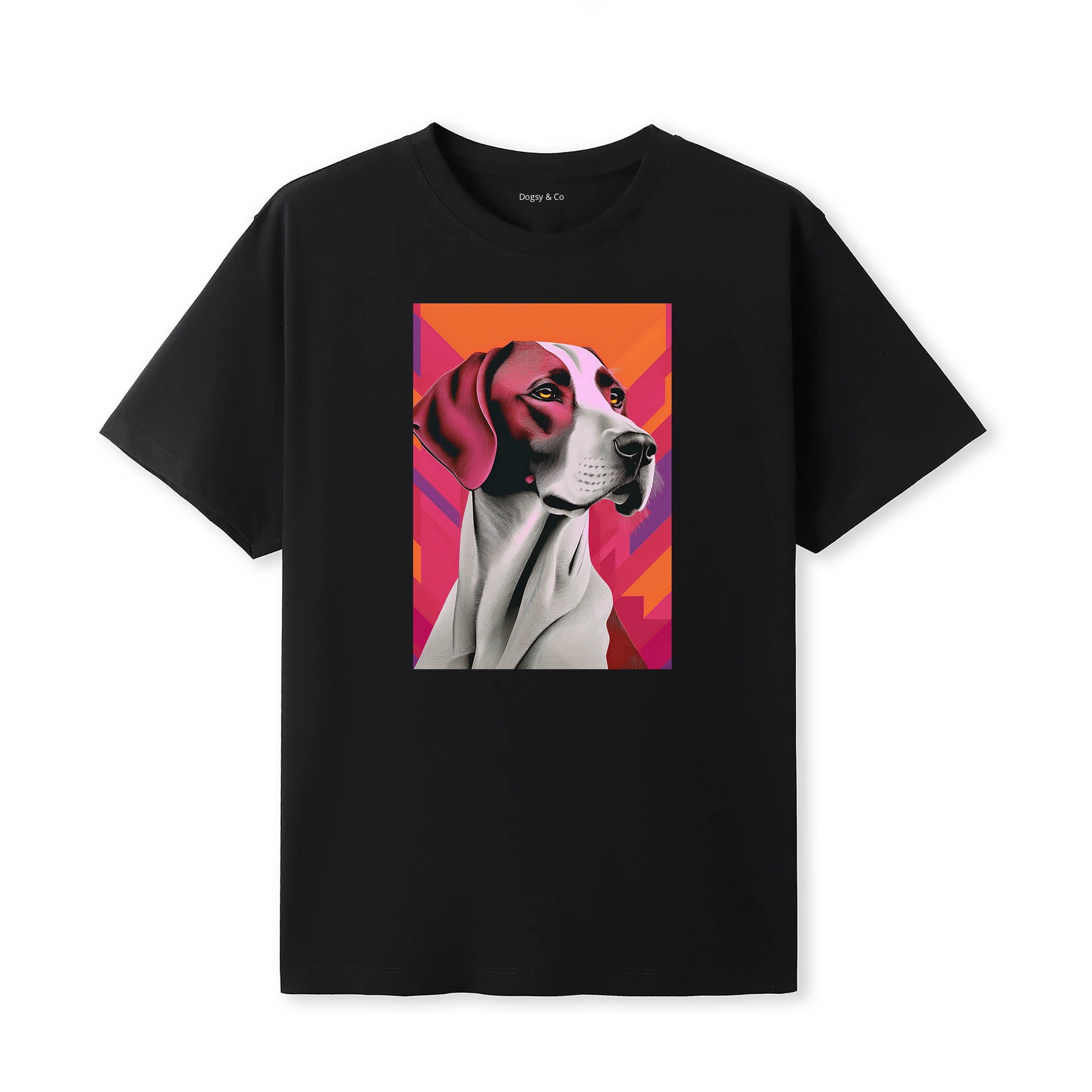 English Pointer Mod Pop Dogs T-Shirt Artwork