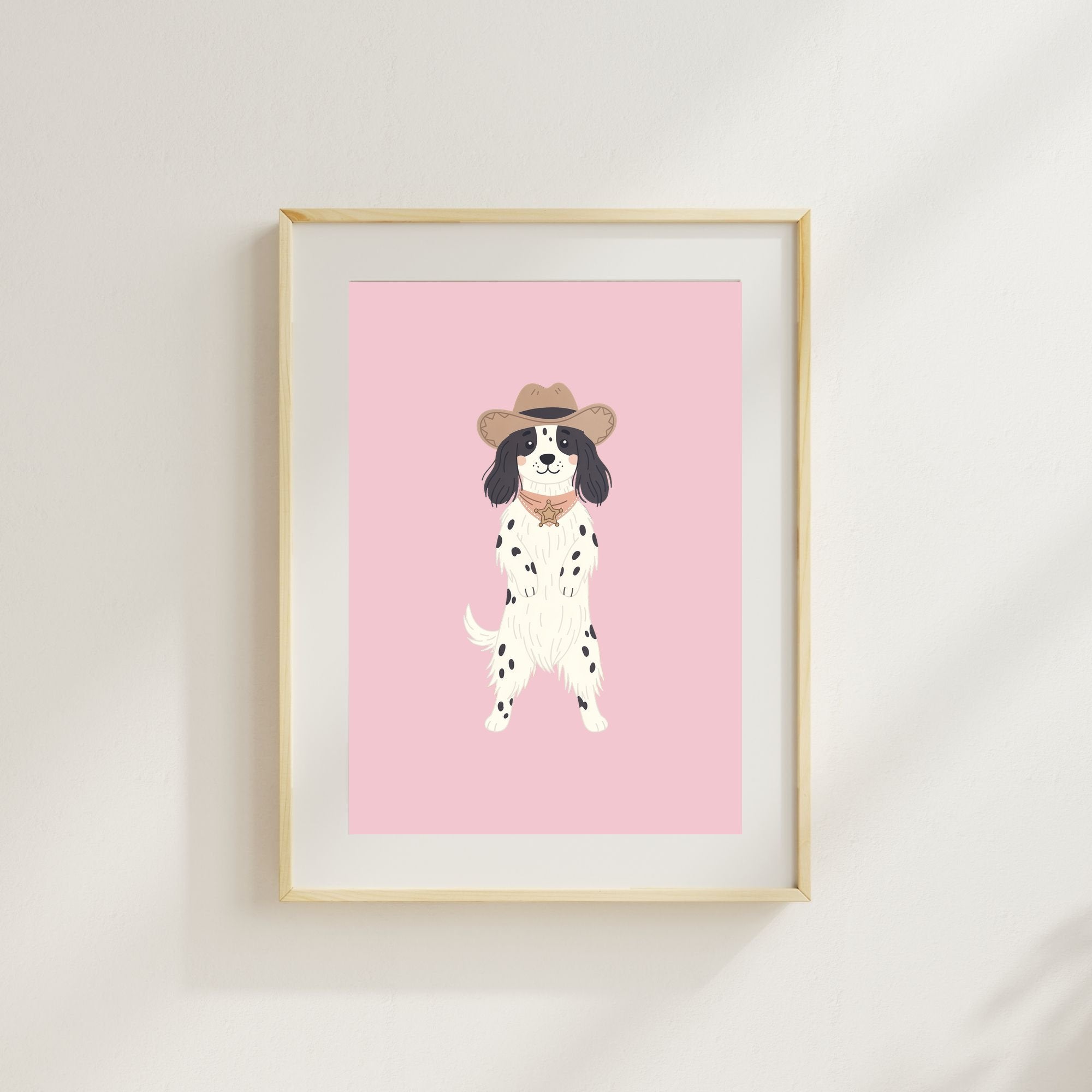 English Setter Kids Nursery Wall Art Print Bundle — 22 Dog Costume Designs, 5 Colours, 6 Print Sizes | Digital Download