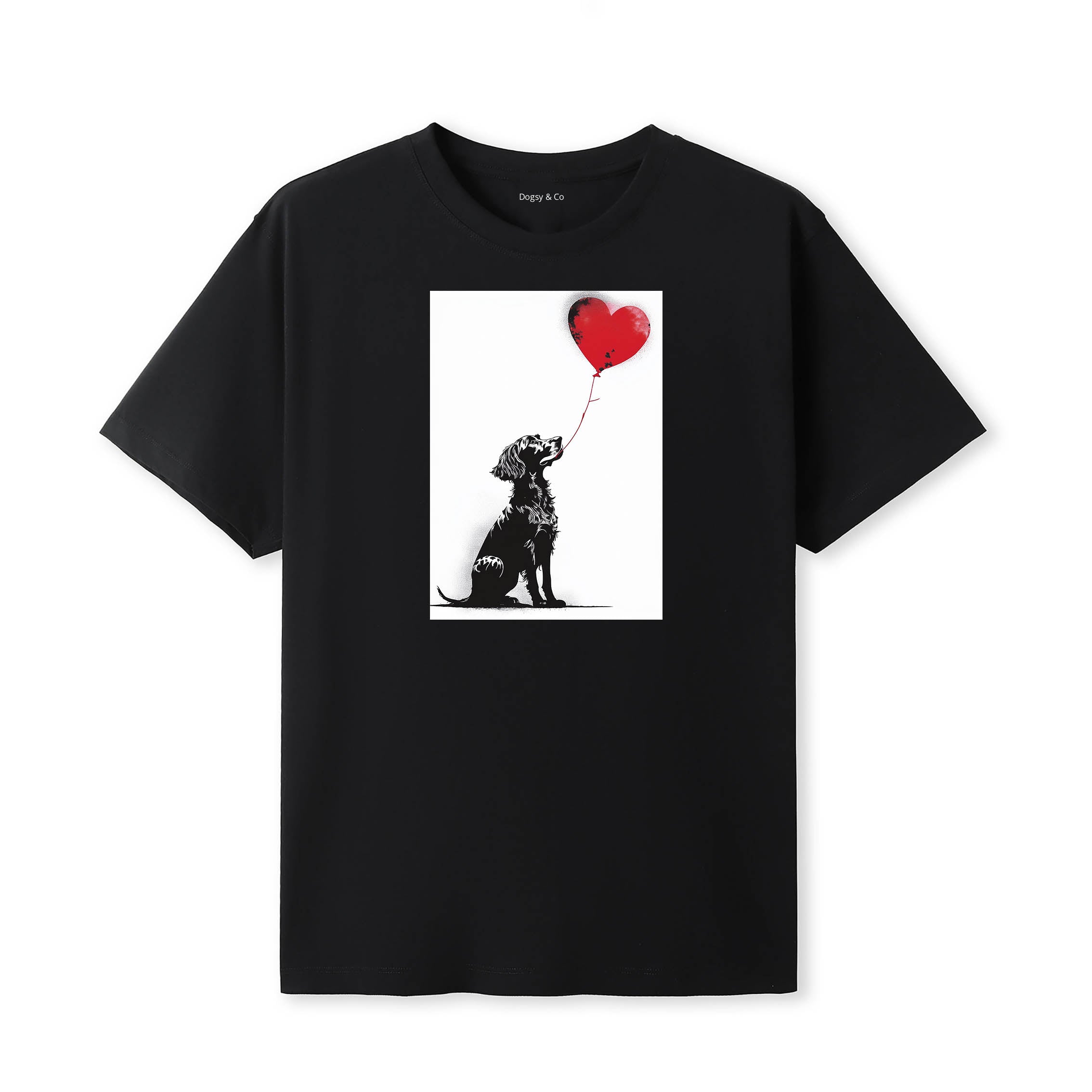 English Setter 1 Dogsy T-Shirt Black