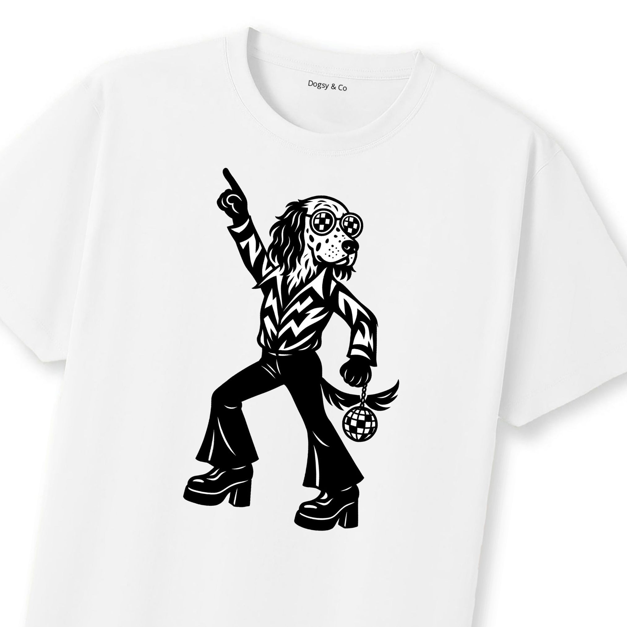 English Setter Disco Doggo T-Shirt | Dogsy & Co