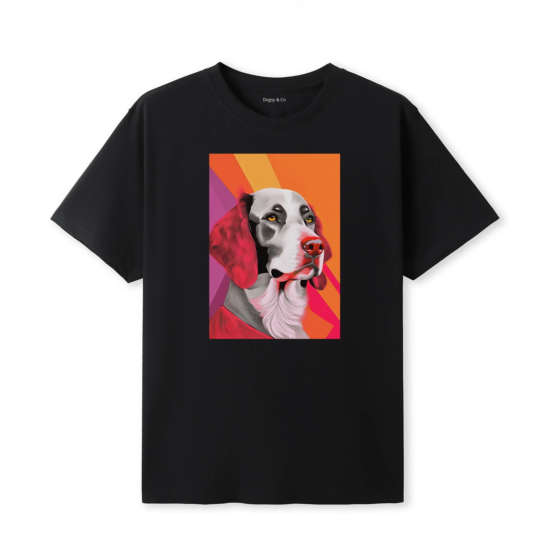 English Setter Mod Pop Dogs T-Shirt Artwork
