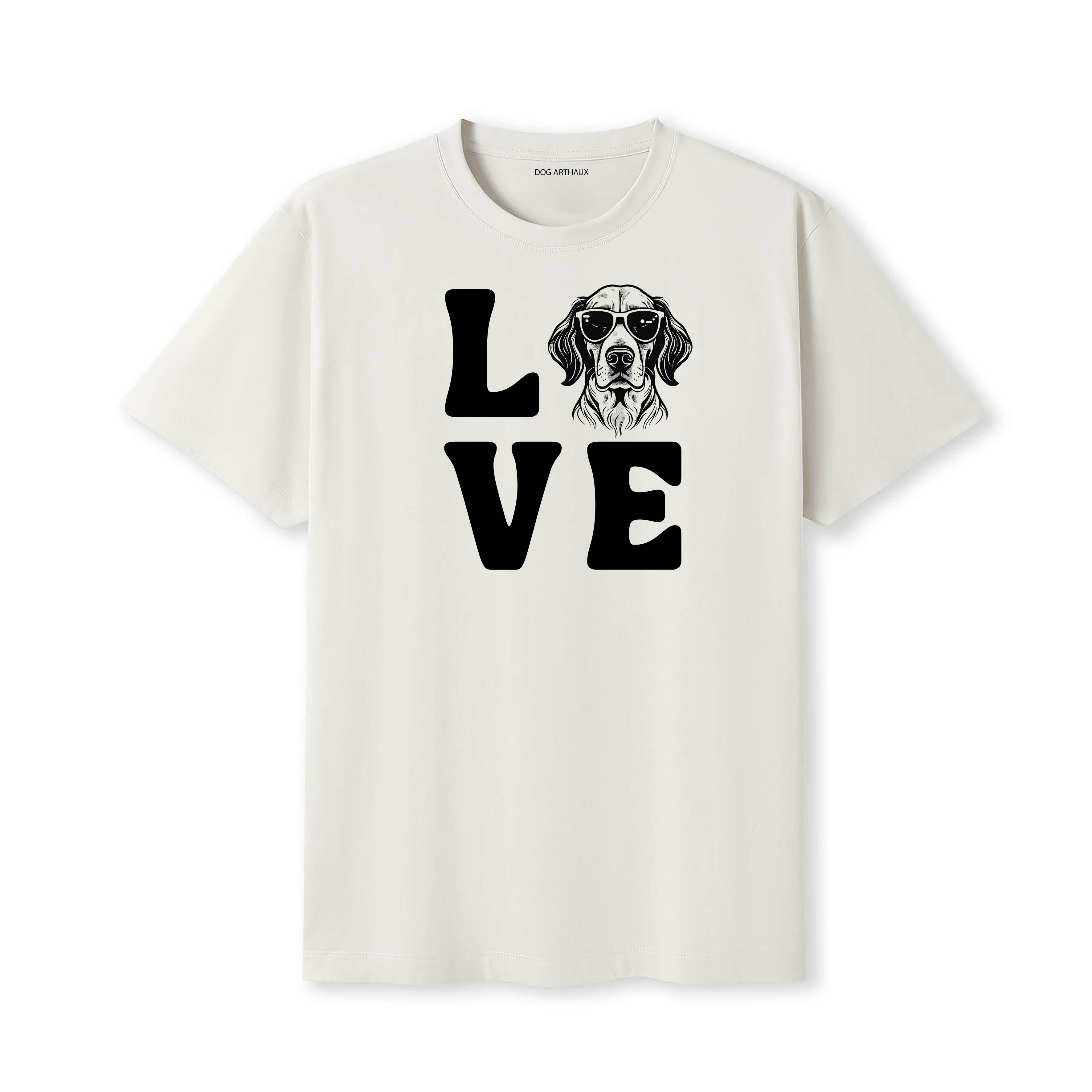English Setter LOVE DOGS Tshirt