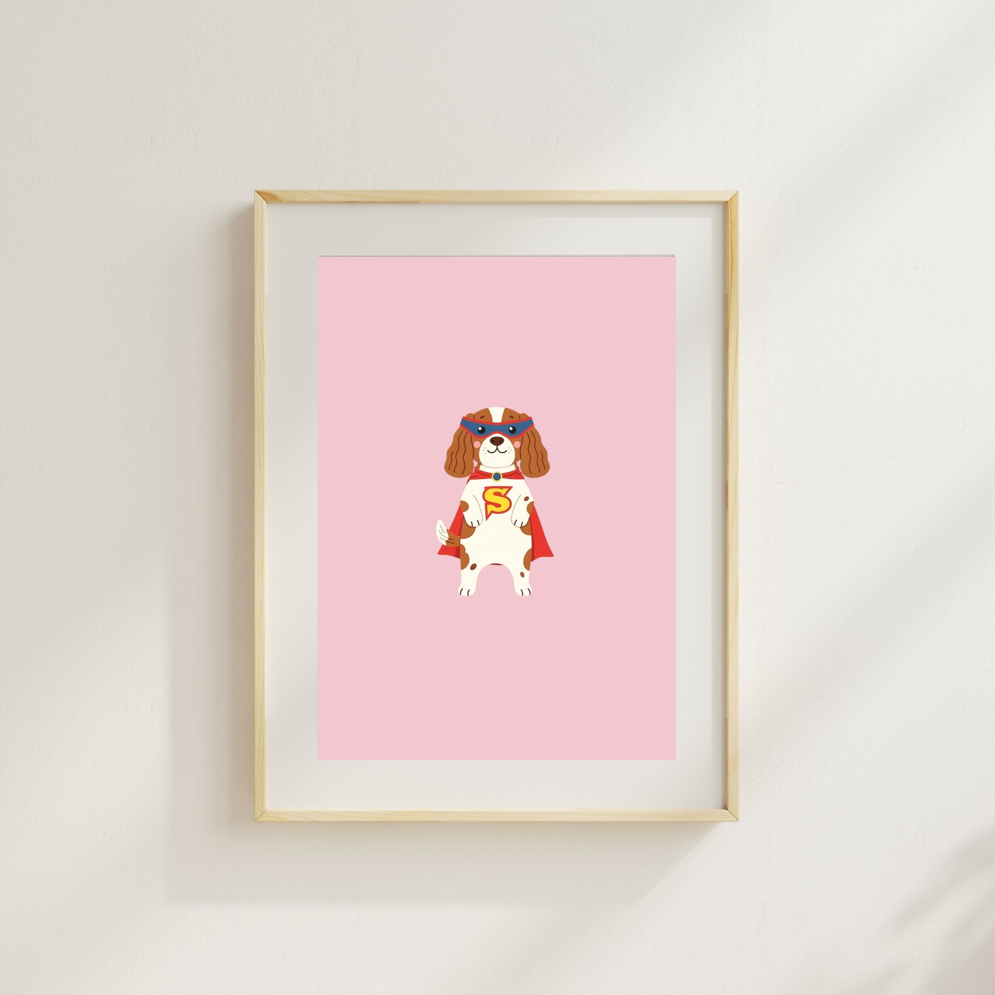 English Springer Spaniel Kids Nursery Wall Art Print Bundle — 22 Dog Costume Designs, 5 Colours, 6 Print Sizes | Digital Download