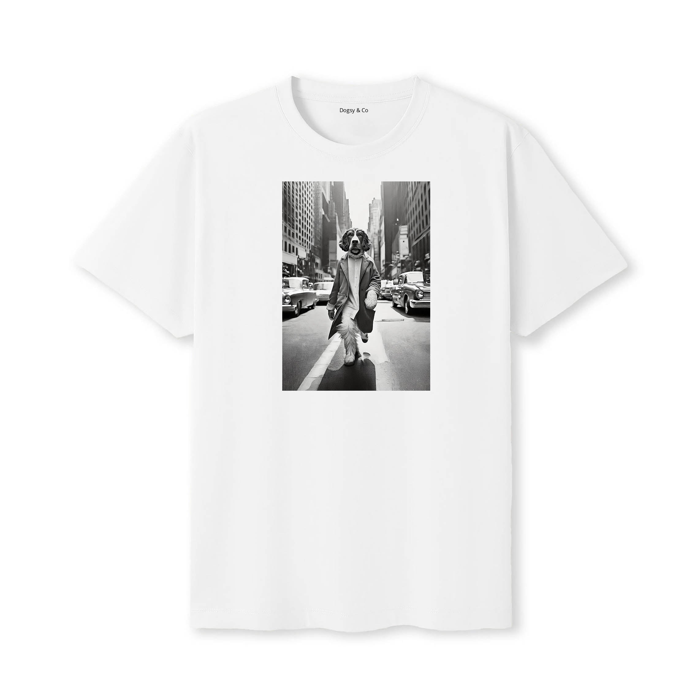 English Springer Spaniel Dogsy Dean T-Shirt White