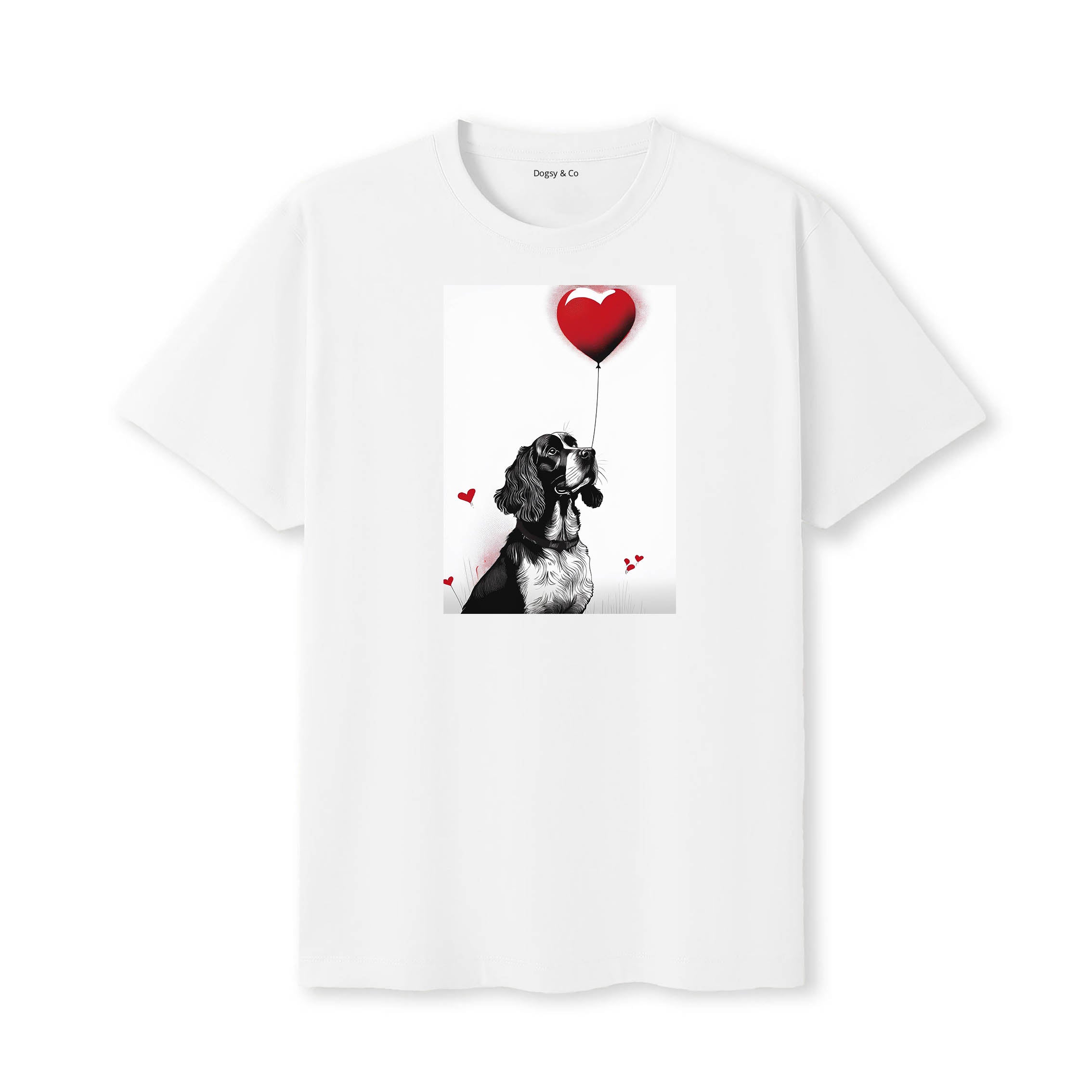 English Springer Spaniel 1 Dogsy T-Shirt White