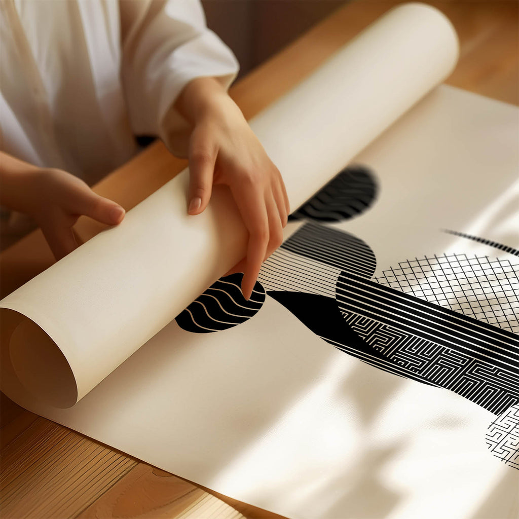 English Springer Spaniel Geometric Line Art mockup