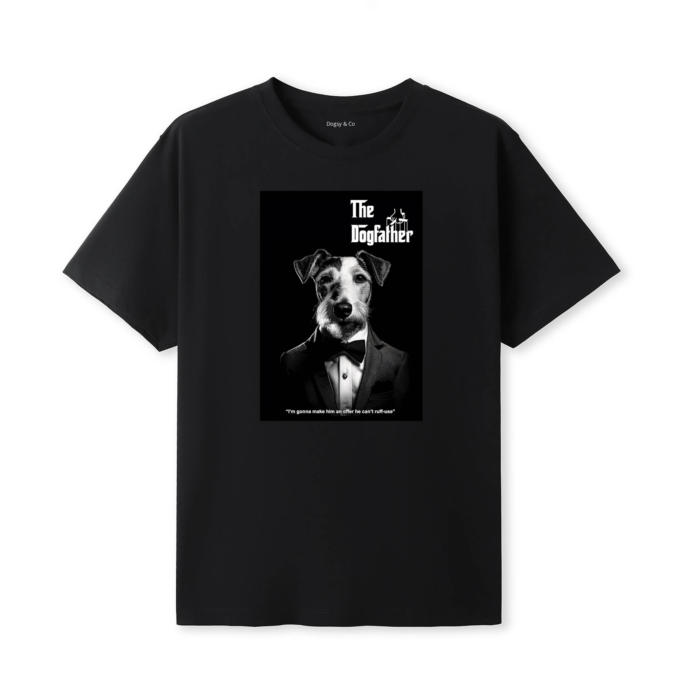 Fox Terrier Dogfather T-Shirt Artwork