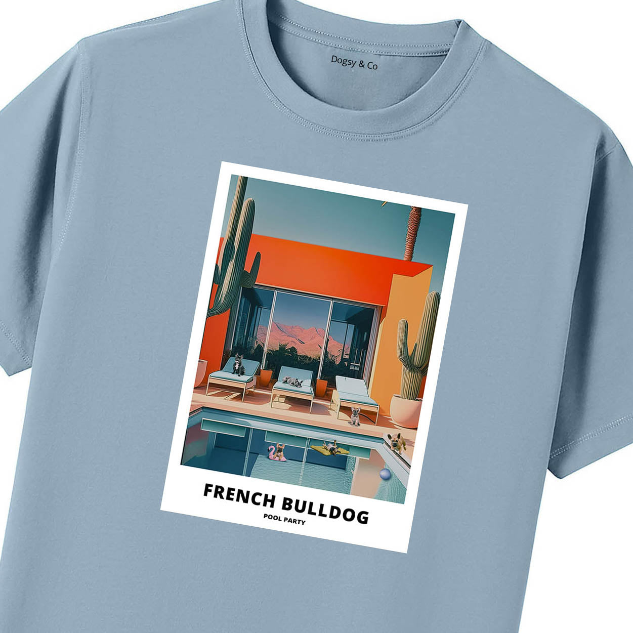 French Bulldog Pool Party T-shirt