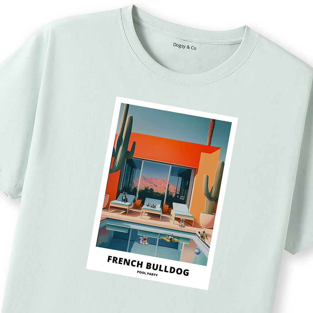 French Bulldog Pool Party T-shirt