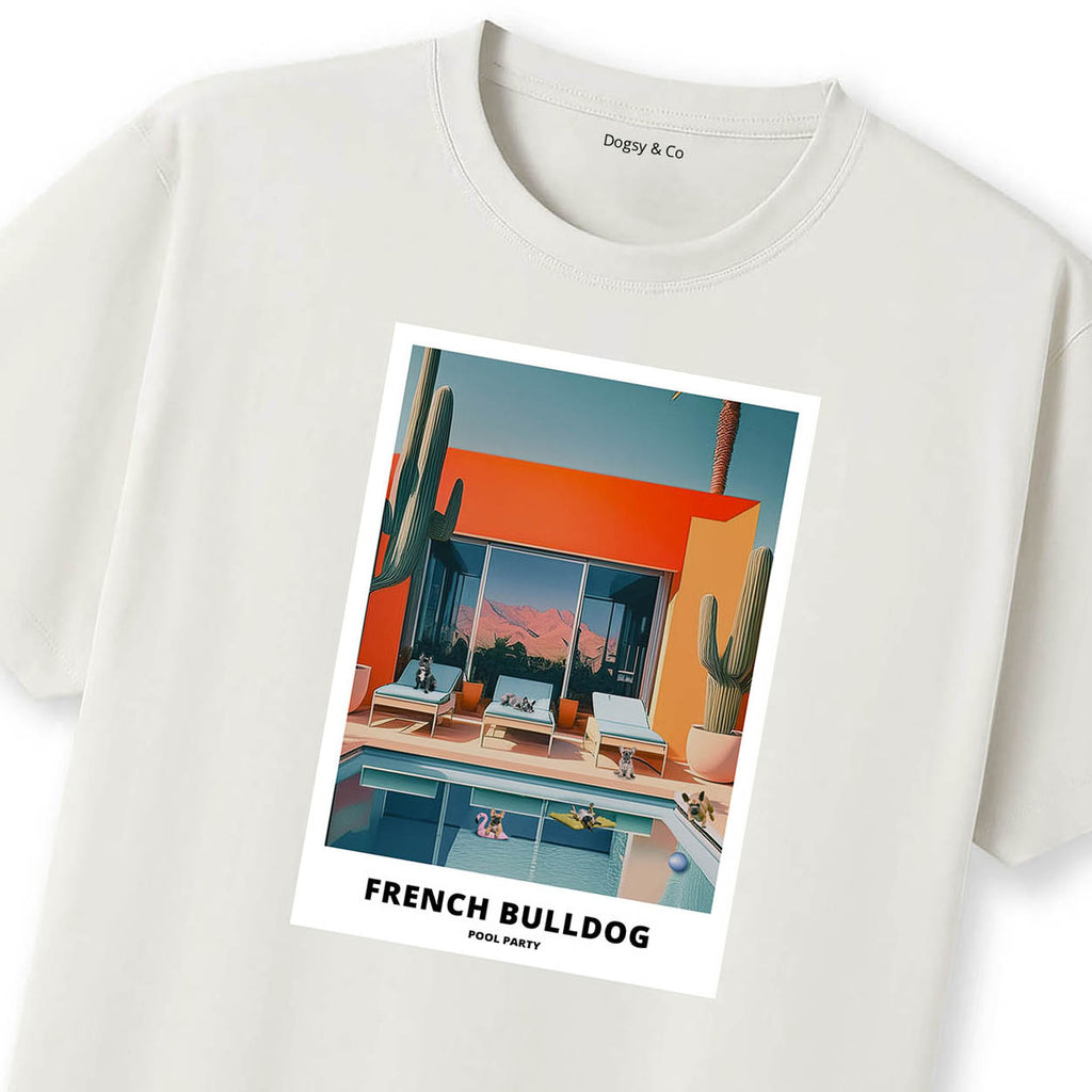 French Bulldog Pool Party T-shirt