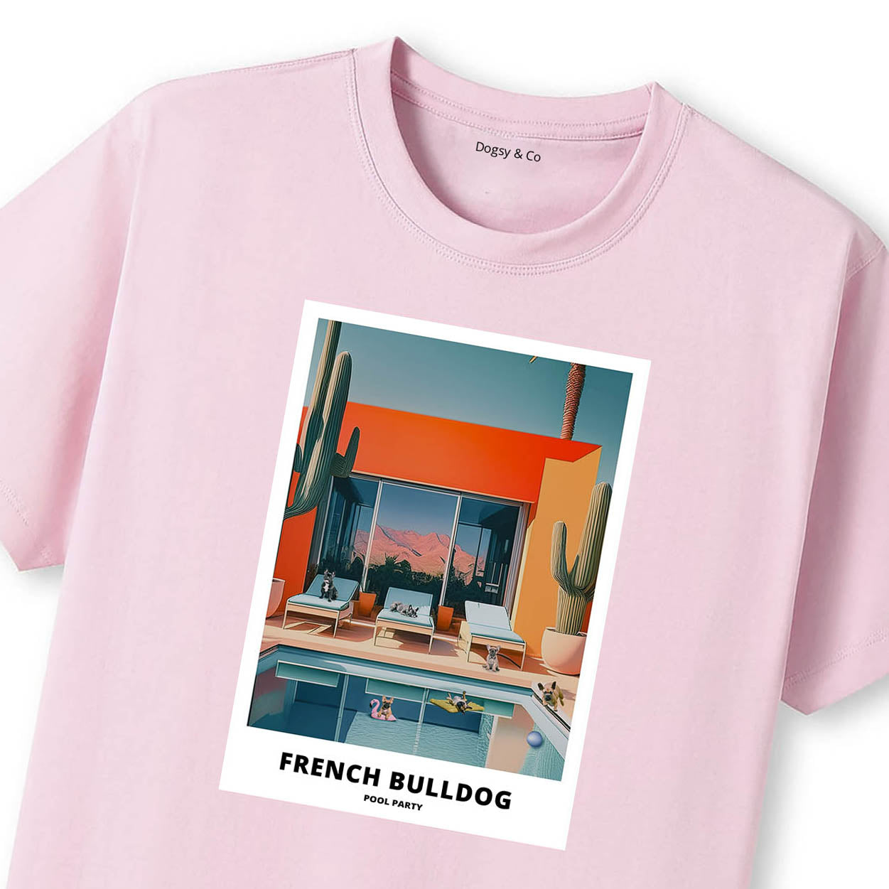 French Bulldog Pool Party T-shirt