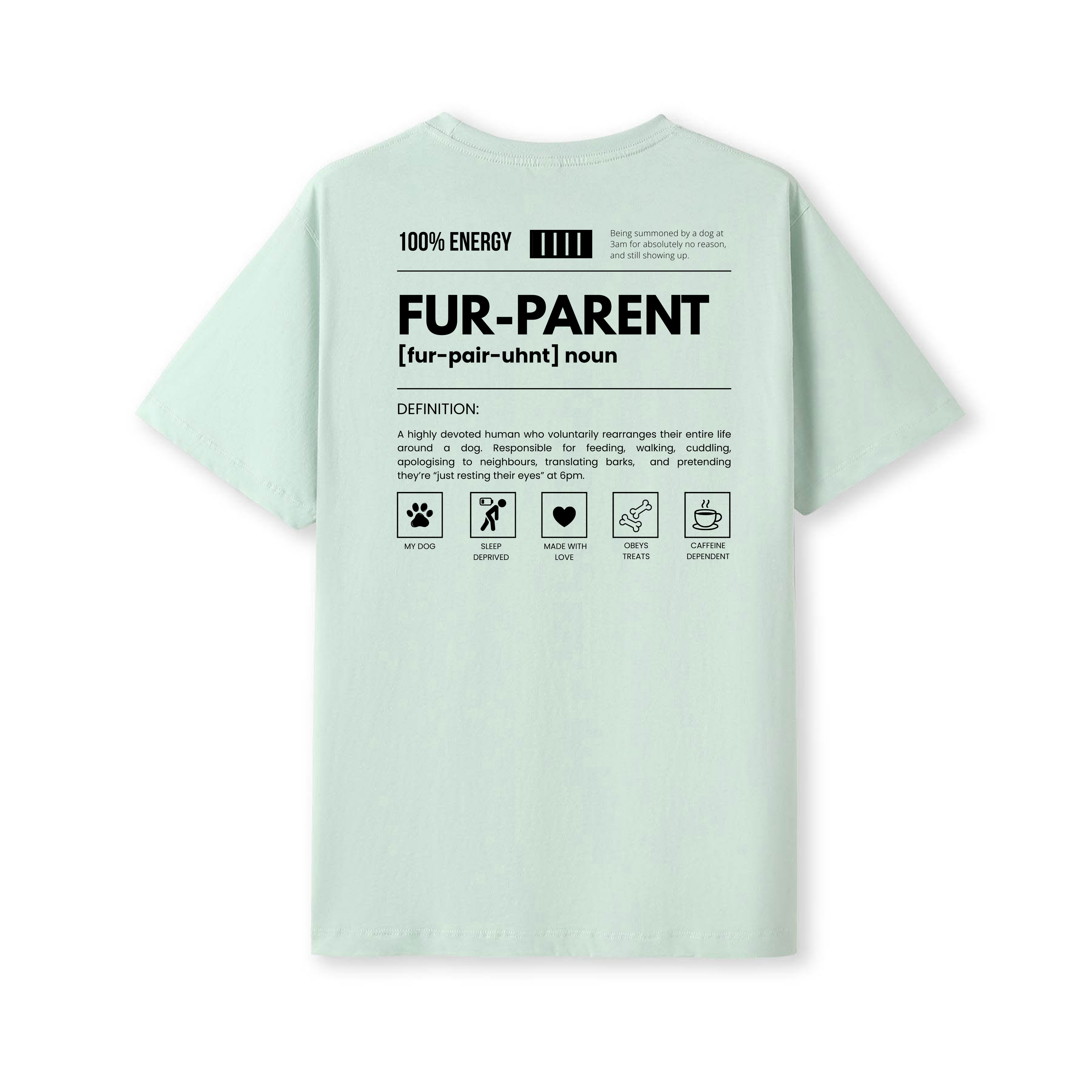 FUR-PARENT Dictionary T-shirt