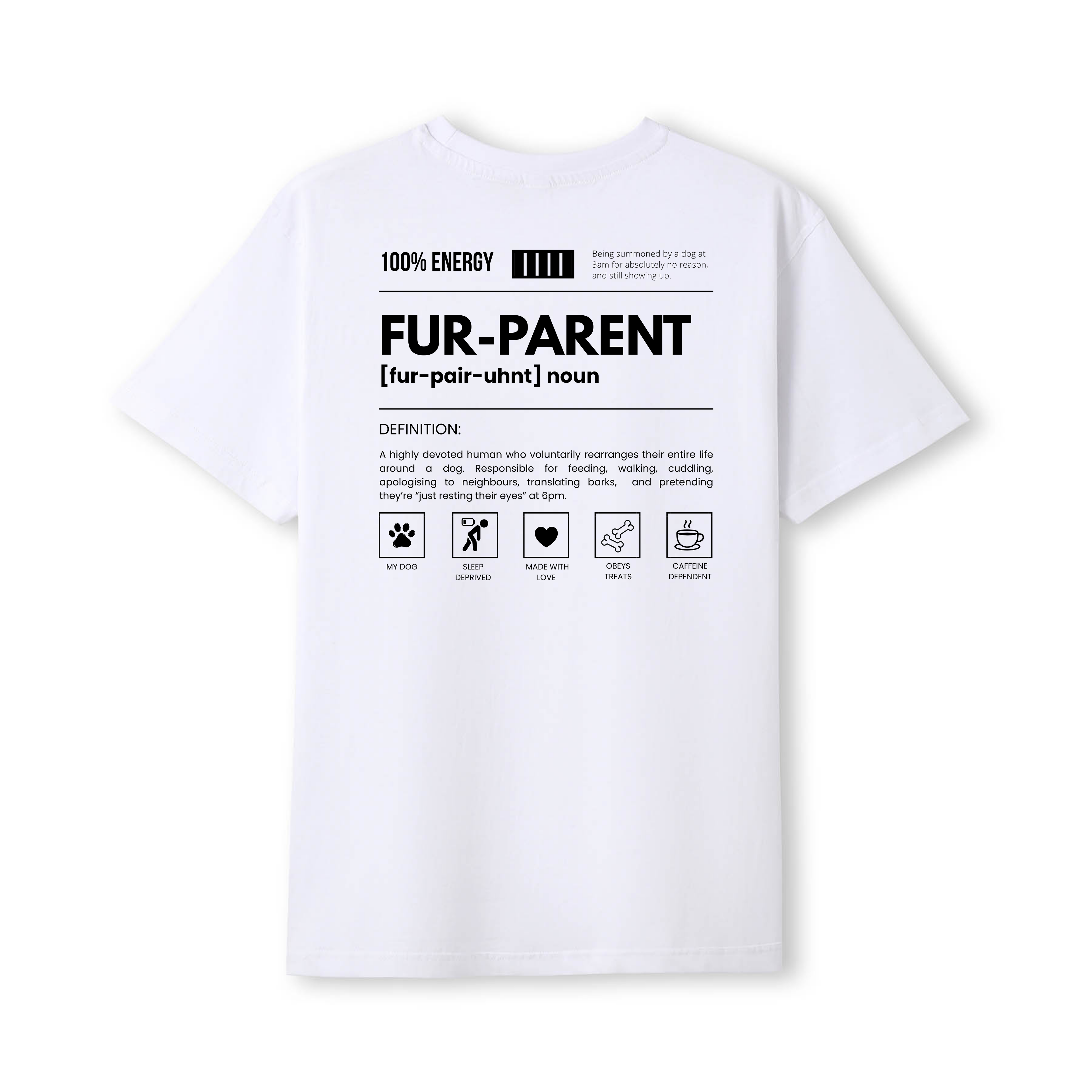 FUR-PARENT Dictionary T-shirt