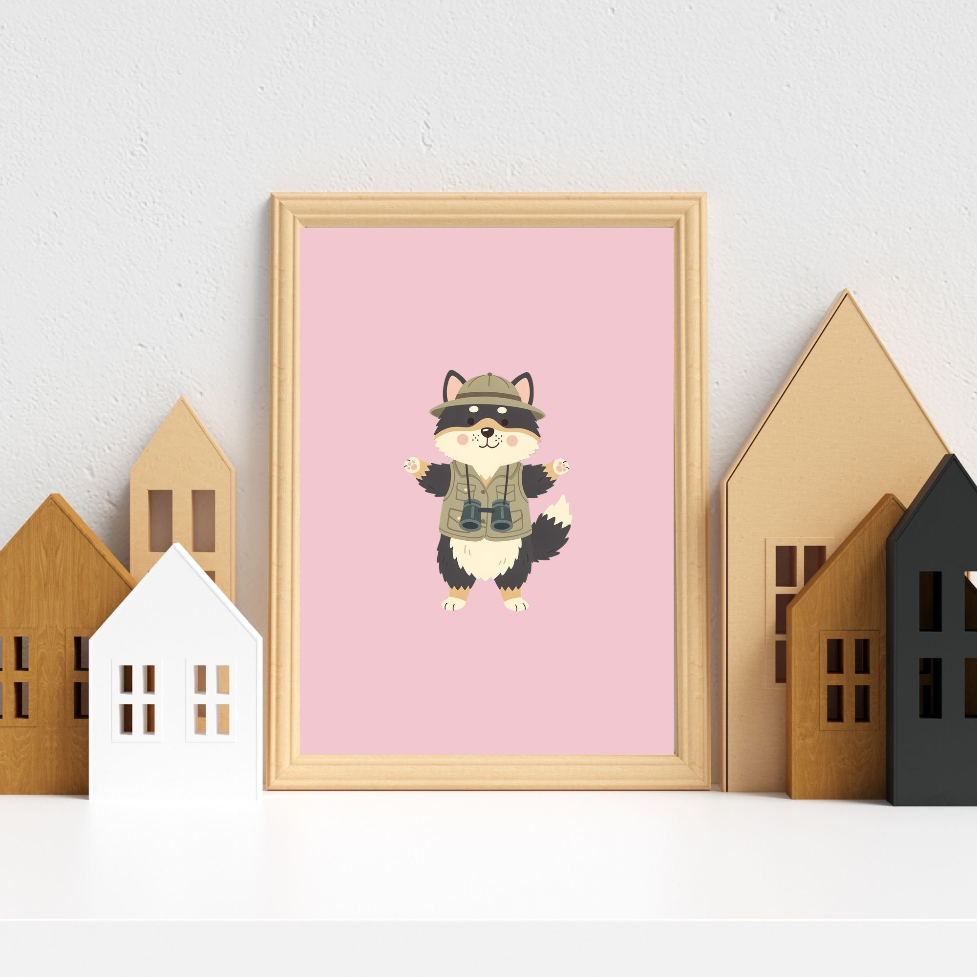 Finnish Lapphund Kids Nursery Wall Art Print Bundle — 22 Dog Costume Designs, 5 Colours, 6 Print Sizes | Digital Download