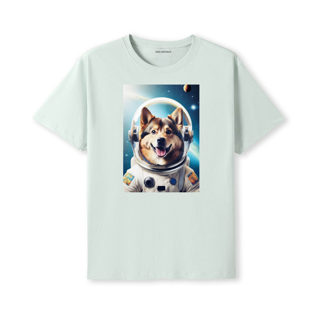 Finnish Lapphund Astronaut Dog T-shirt - Mint