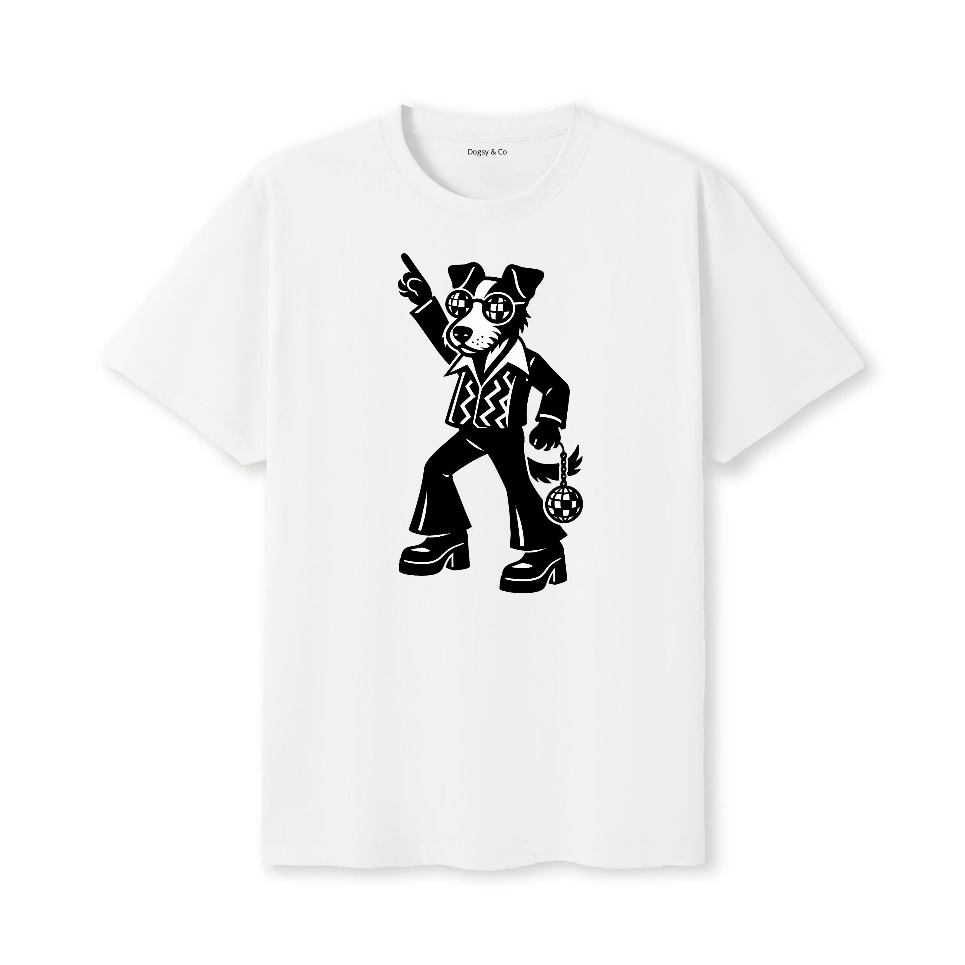 Fox Terrier Disco Doggo T-Shirt - alternate view
