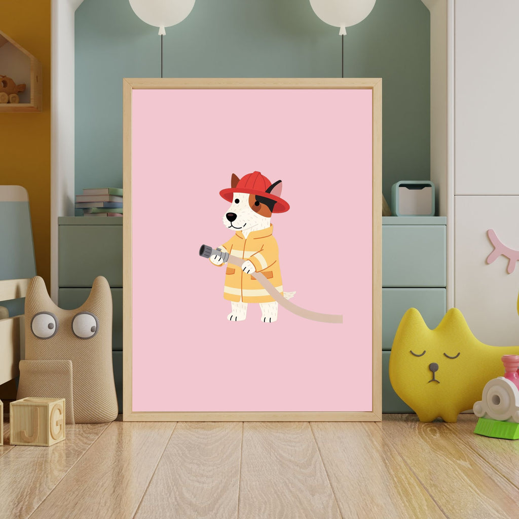 Fox Terrier Kids Nursery Wall Art Print Bundle — 22 Dog Costume Designs, 5 Colours, 6 Print Sizes | Digital Download